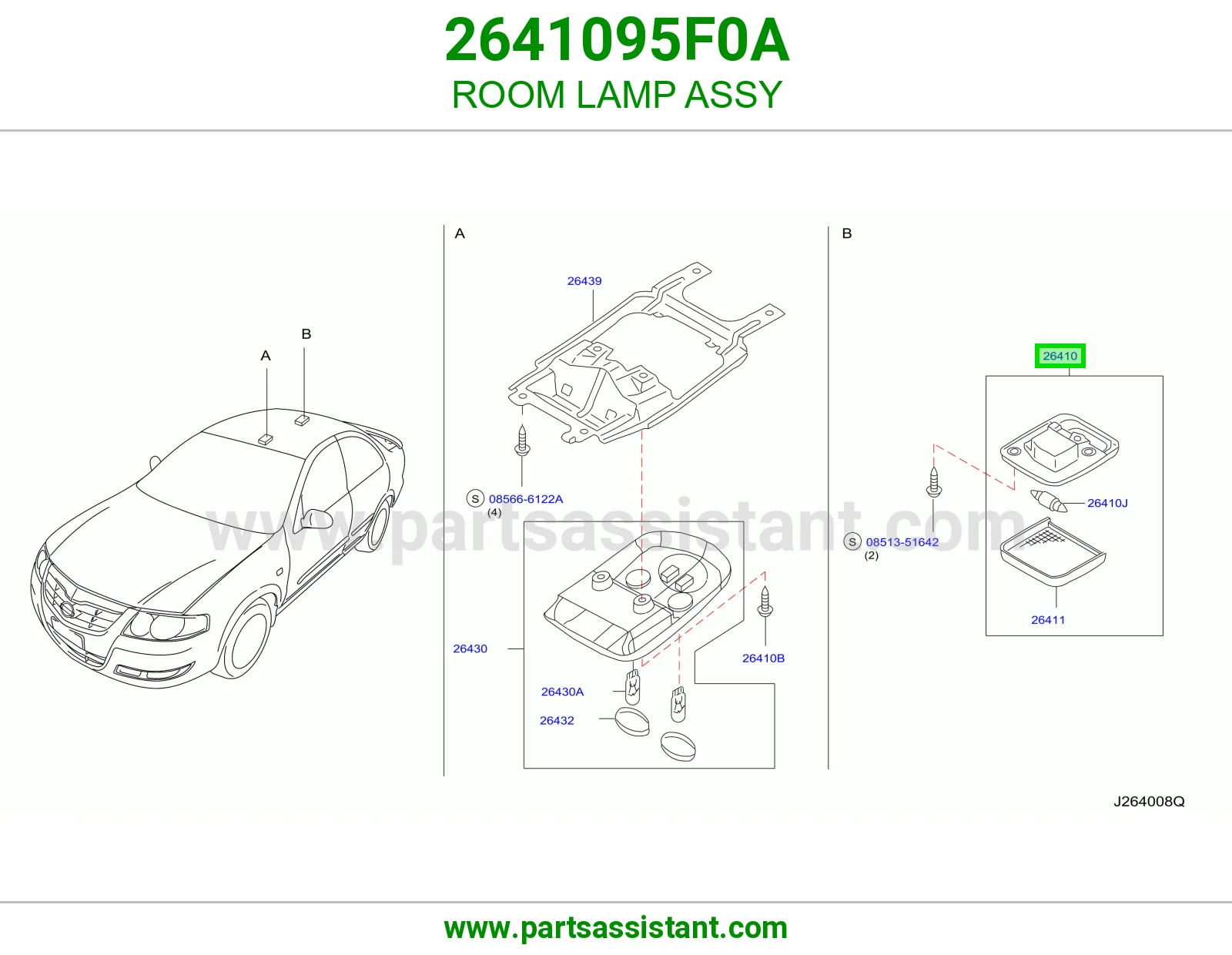 ROOM LAMP ASSY