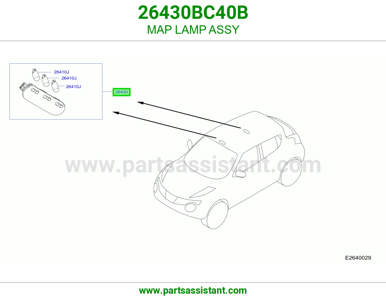 MAP LAMP ASSY