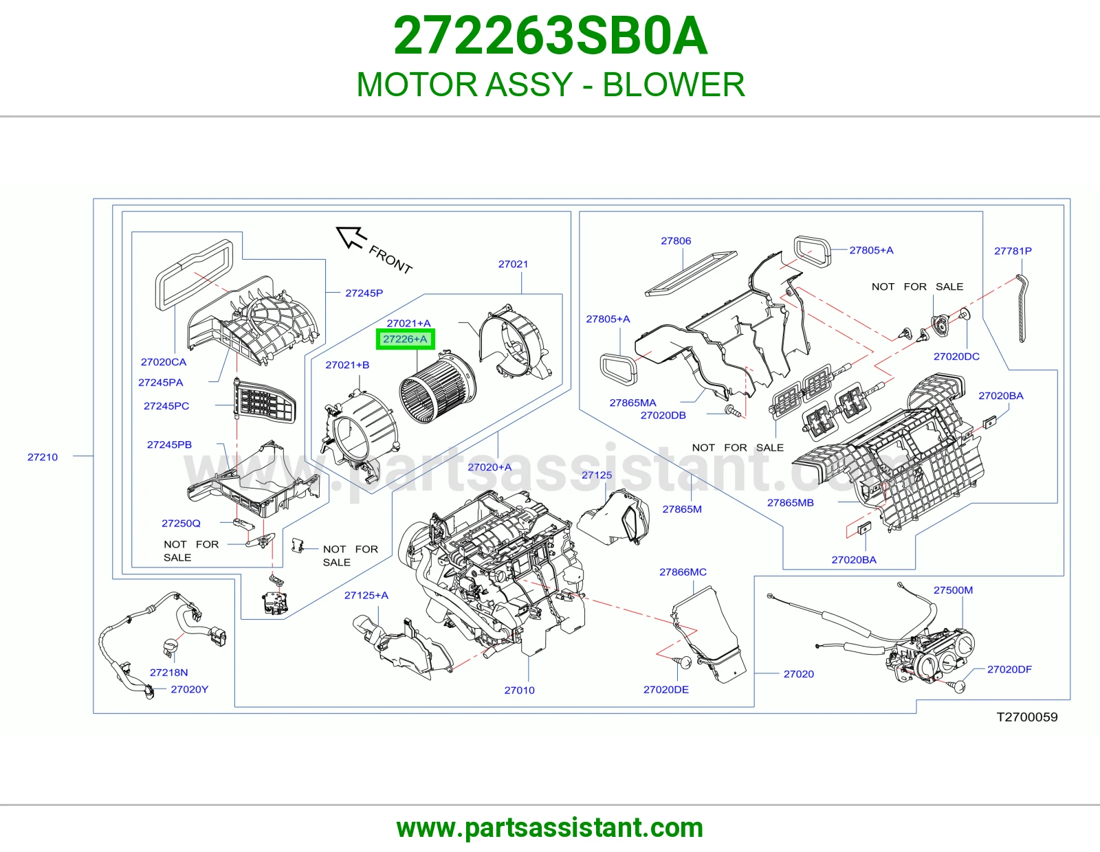 MOTOR ASSY - BLOWER