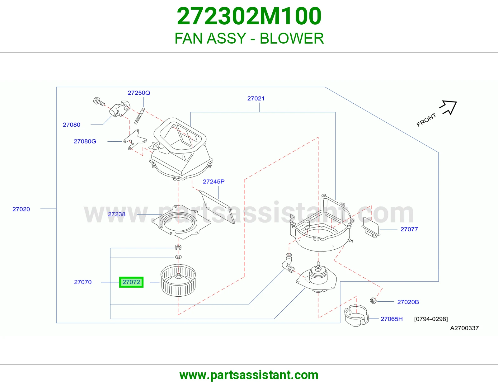 FAN ASSY - BLOWER