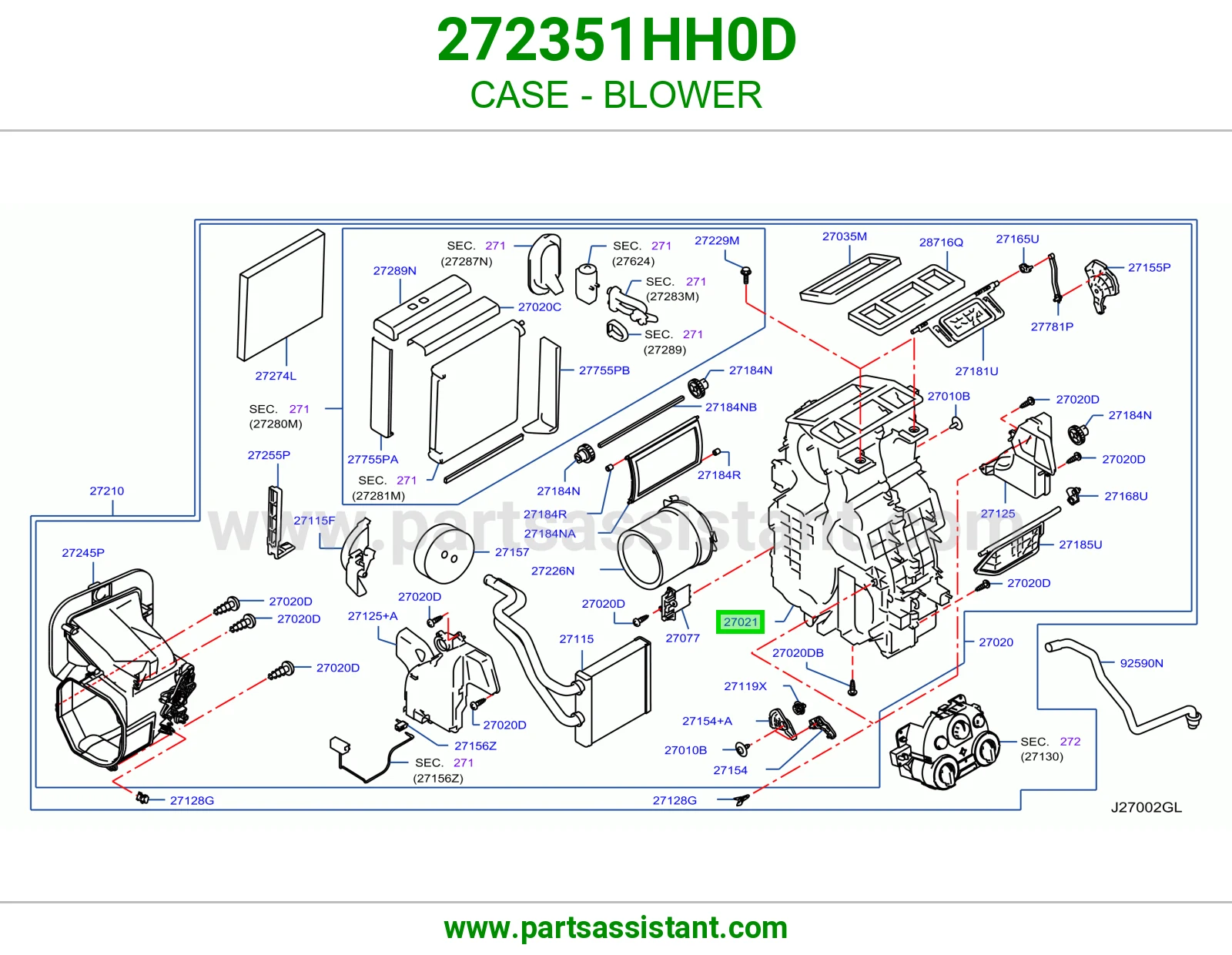 CASE - BLOWER