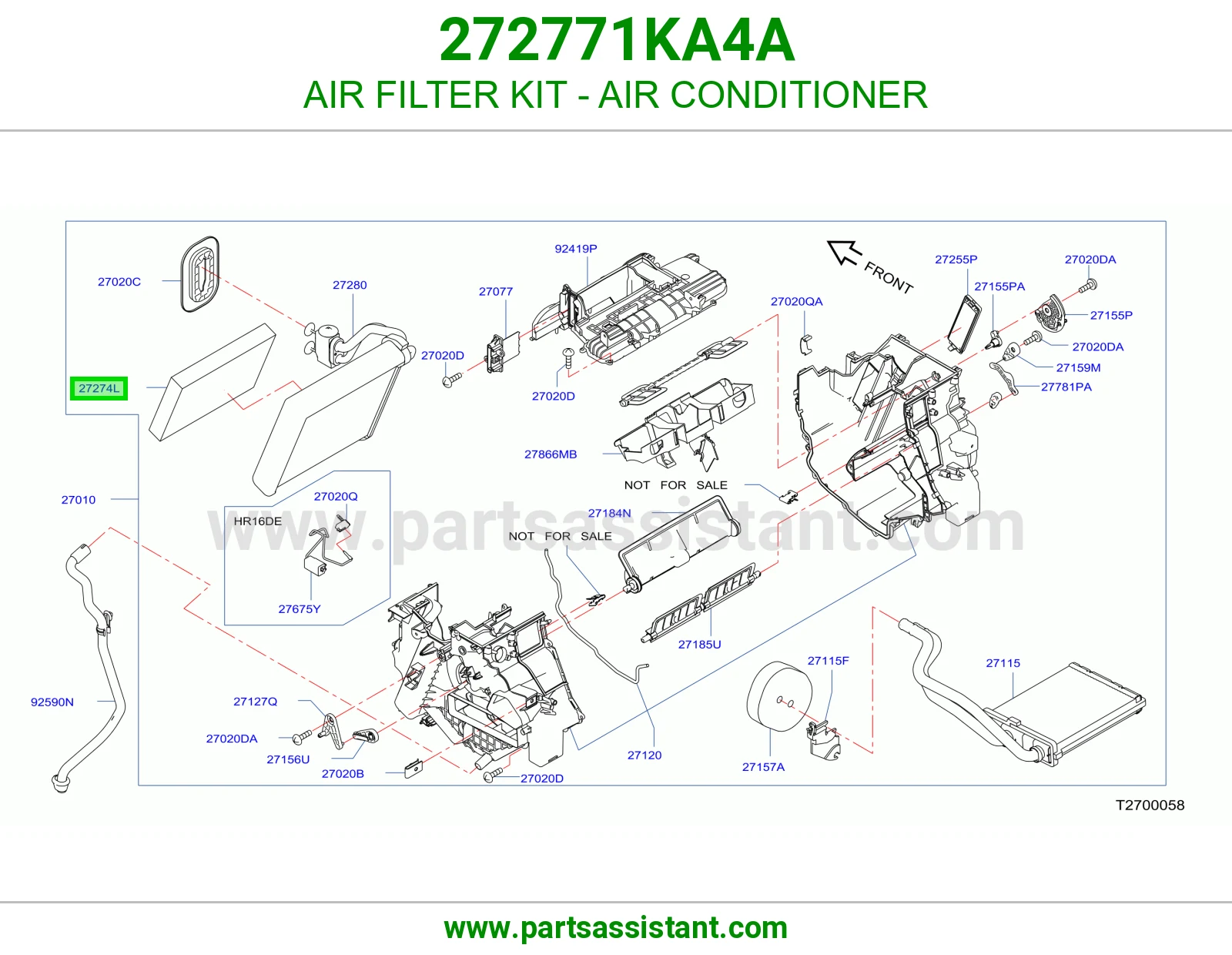 AIR FILTER KIT - AIR CONDITIONER