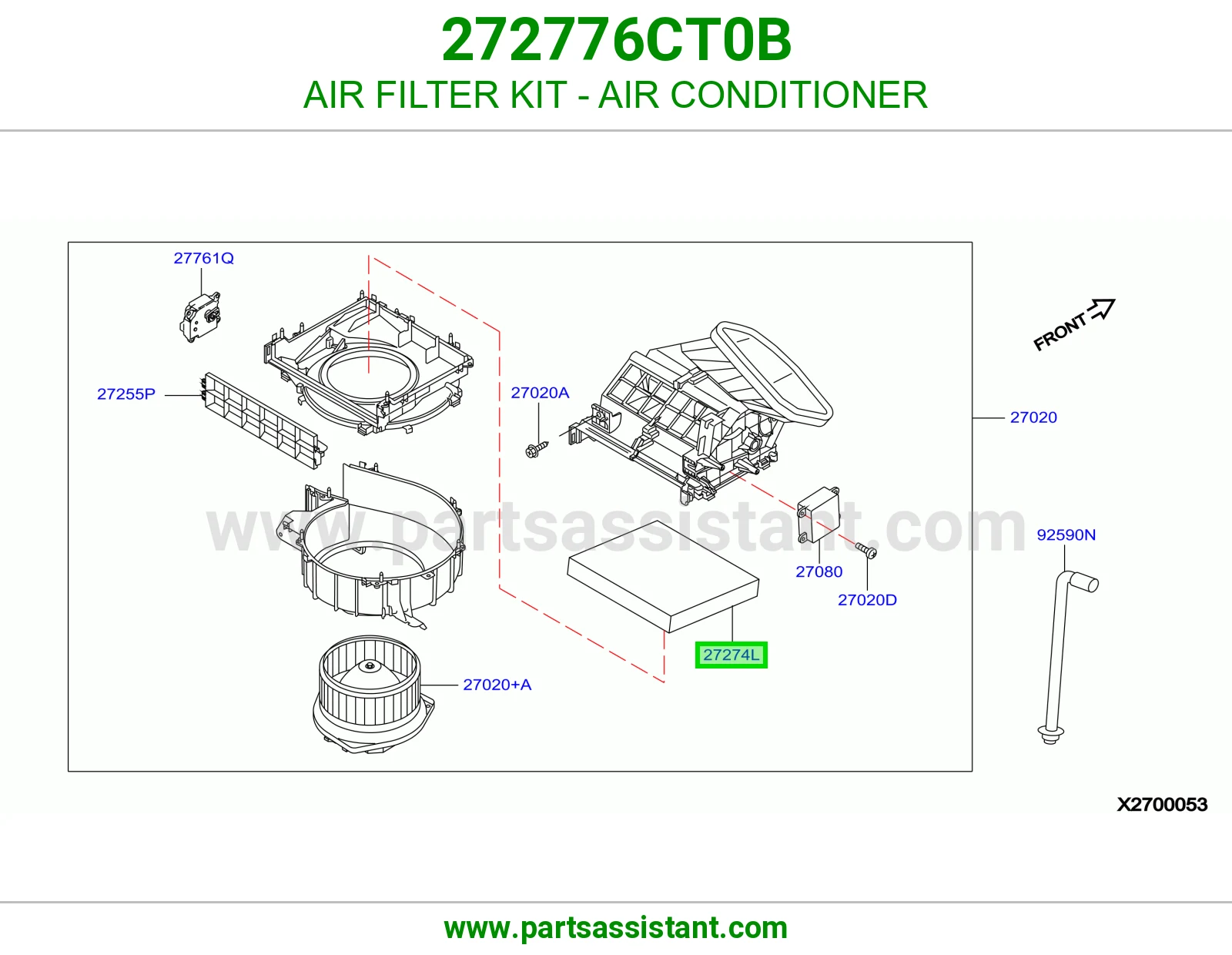 AIR FILTER KIT - AIR CONDITIONER