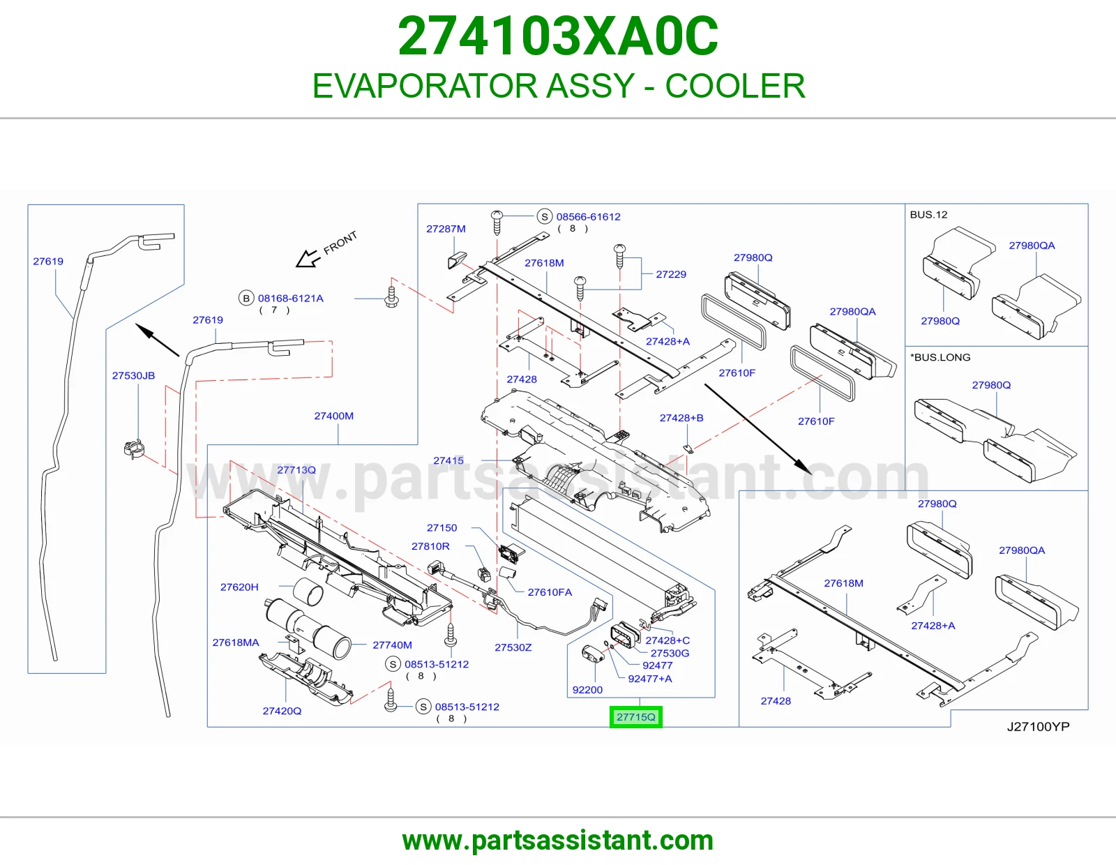 EVAPORATOR ASSY - COOLER