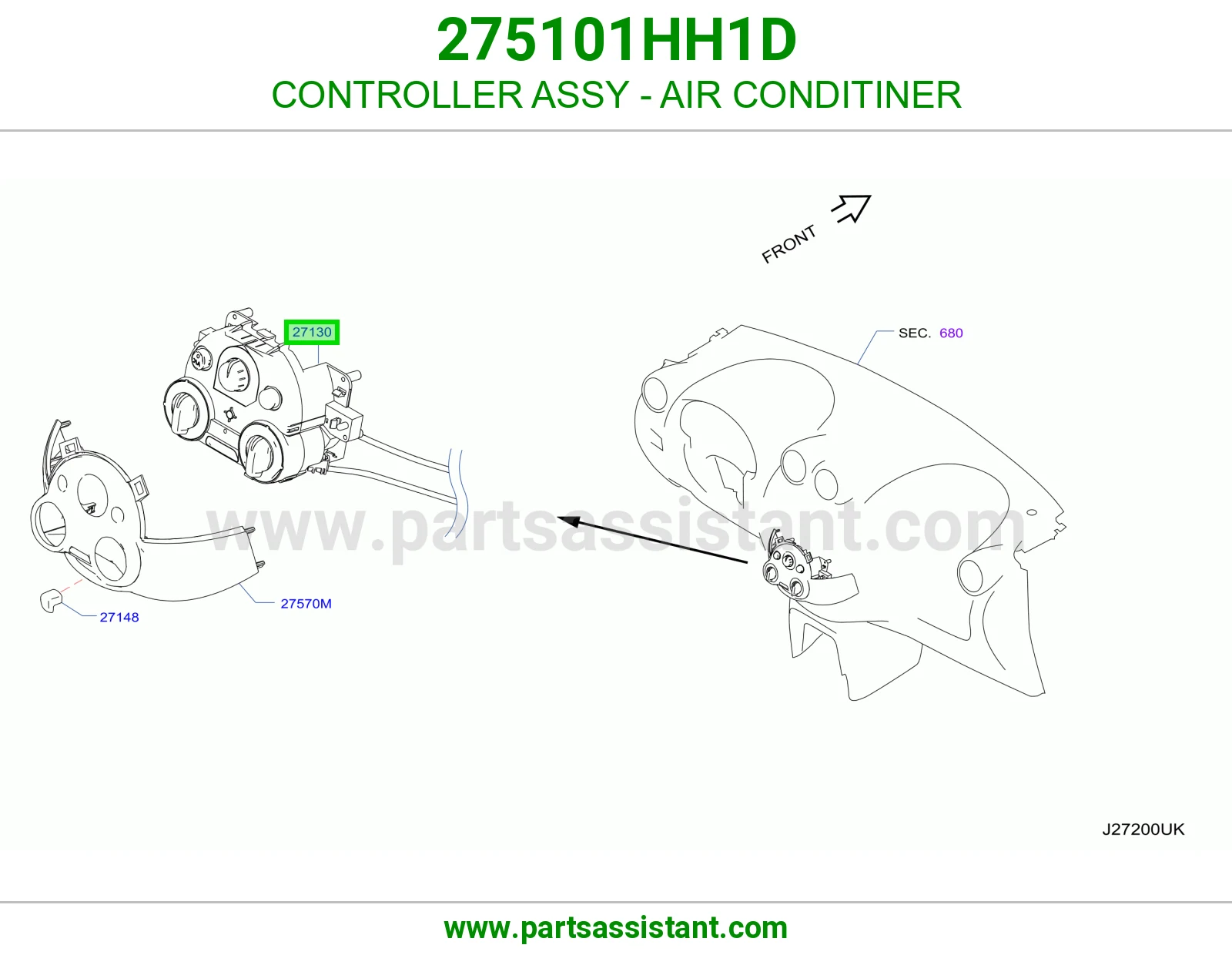 CONTROLLER ASSY - AIR CONDITINER