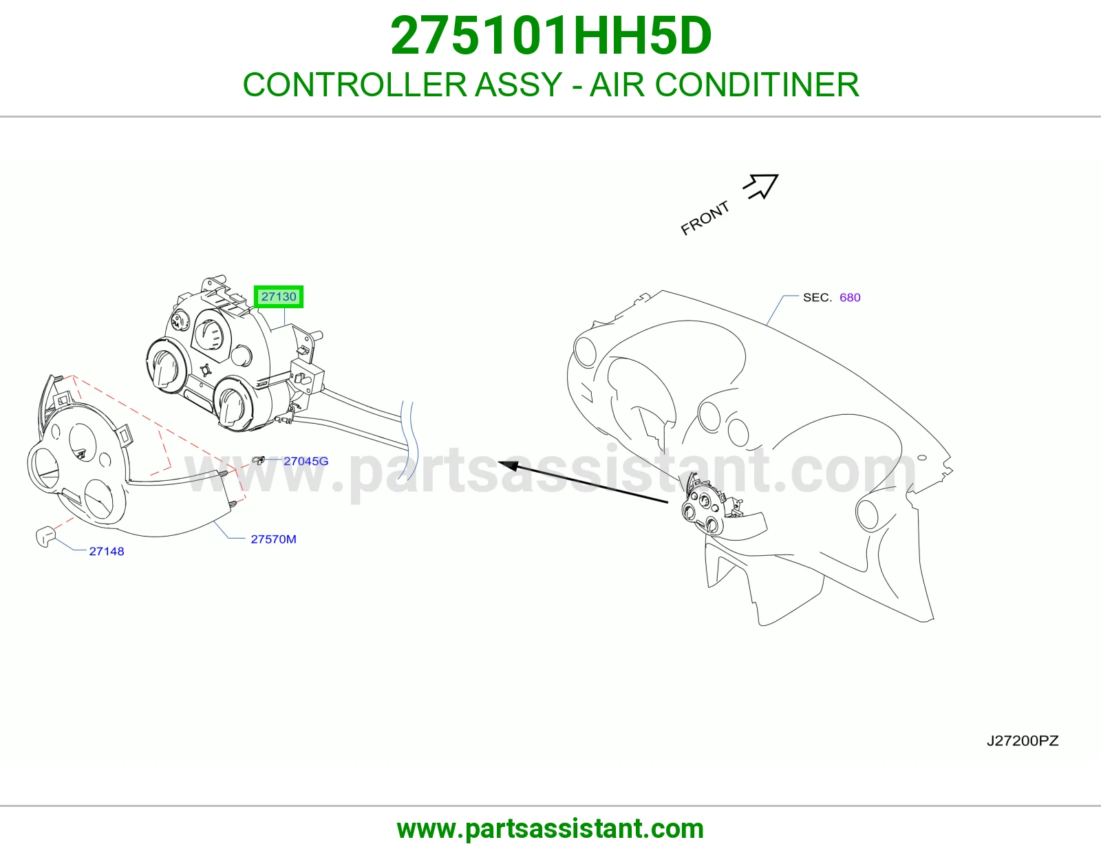 CONTROLLER ASSY - AIR CONDITINER