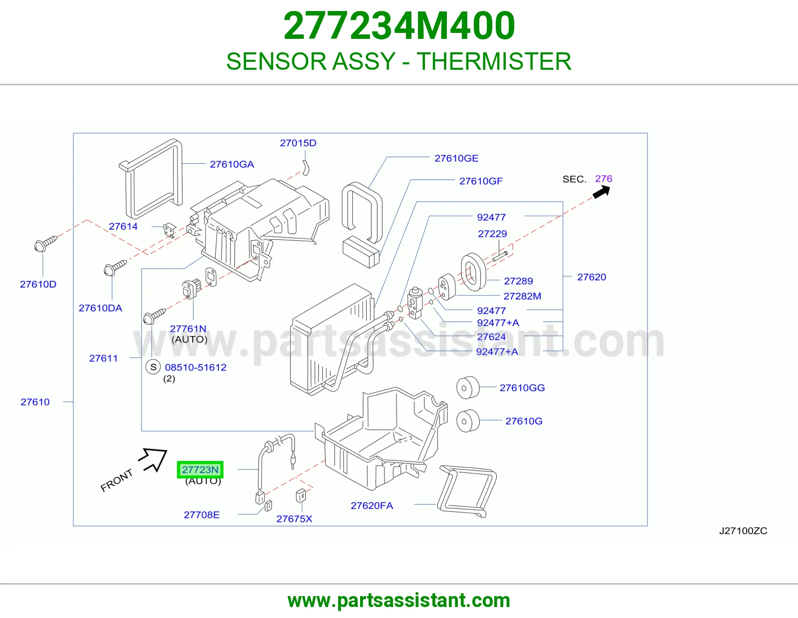 SENSOR ASSY - THERMISTER