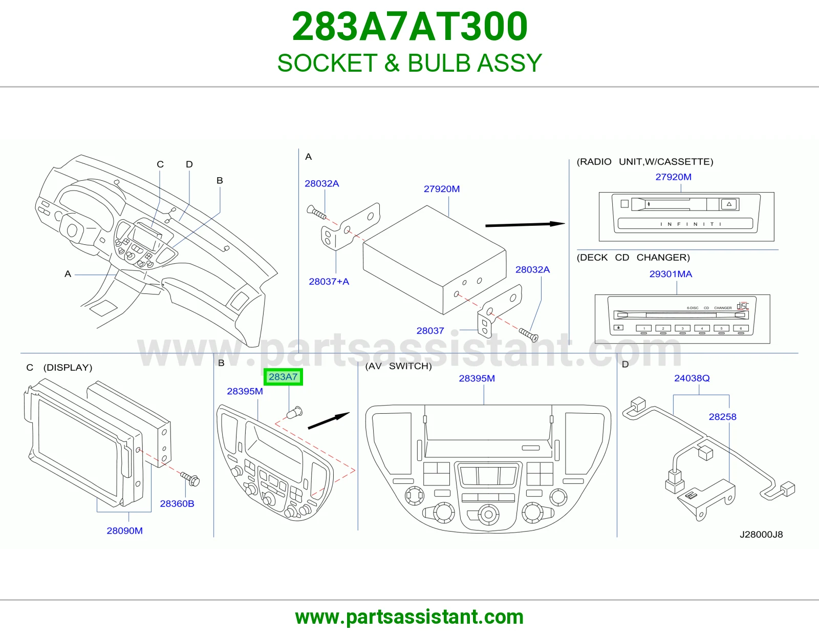 SOCKET & BULB ASSY