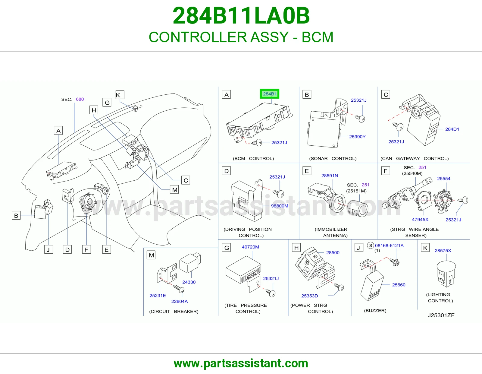 CONTROLLER ASSY - BCM