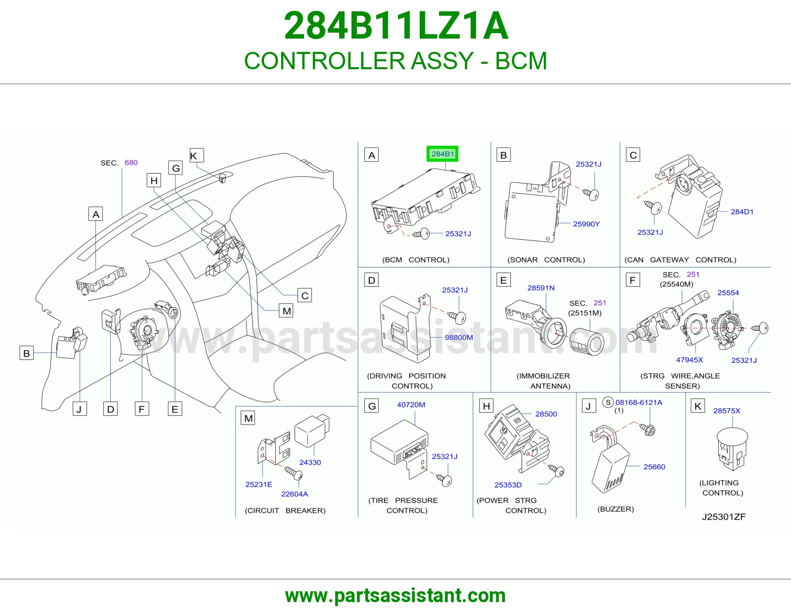 CONTROLLER ASSY - BCM