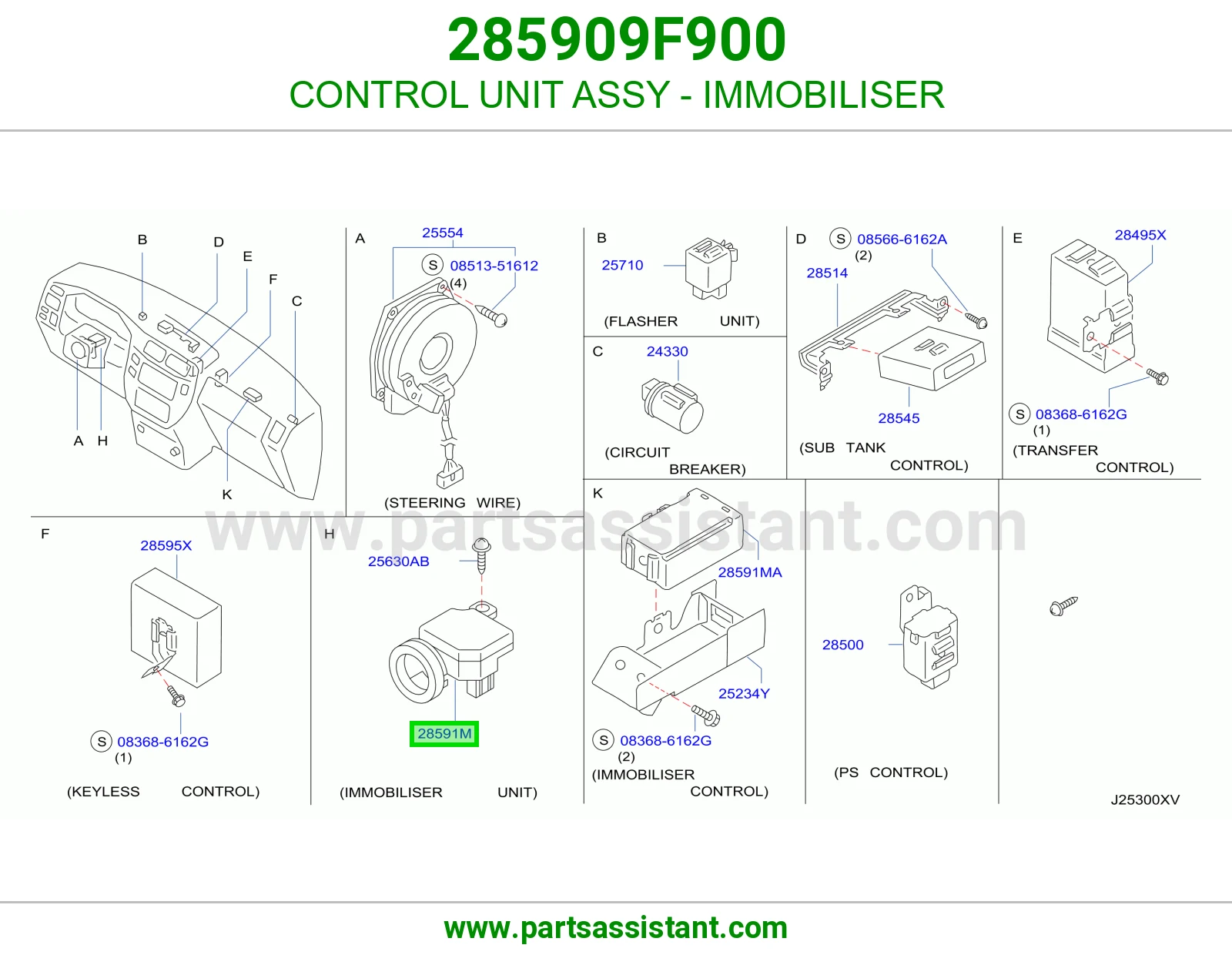 CONTROL UNIT ASSY - IMMOBILISER