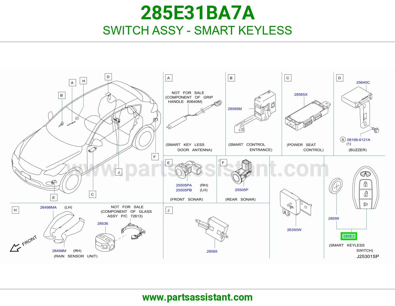 SWITCH ASSY - SMART KEYLESS