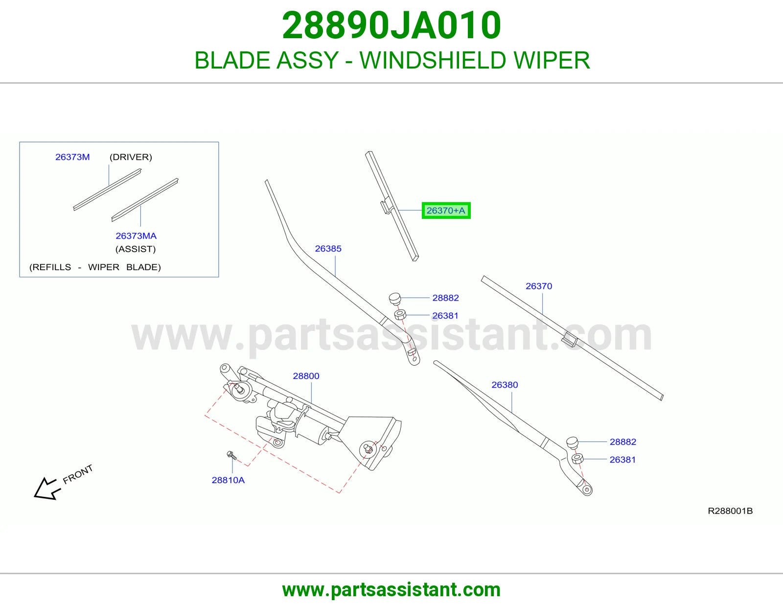 BLADE ASSY - WINDSHIELD WIPER