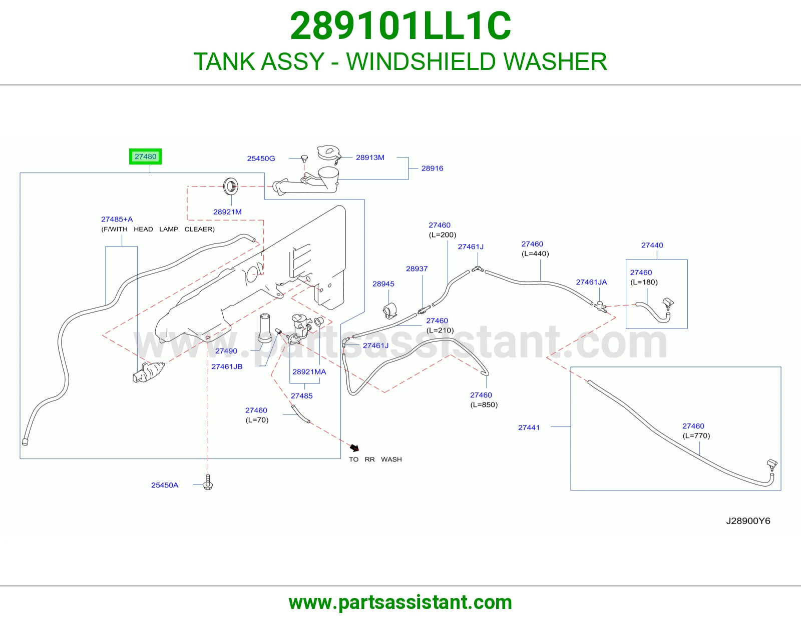 TANK ASSY - WINDSHIELD WASHER