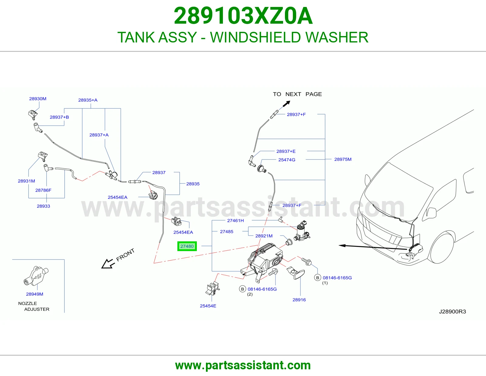 TANK ASSY - WINDSHIELD WASHER