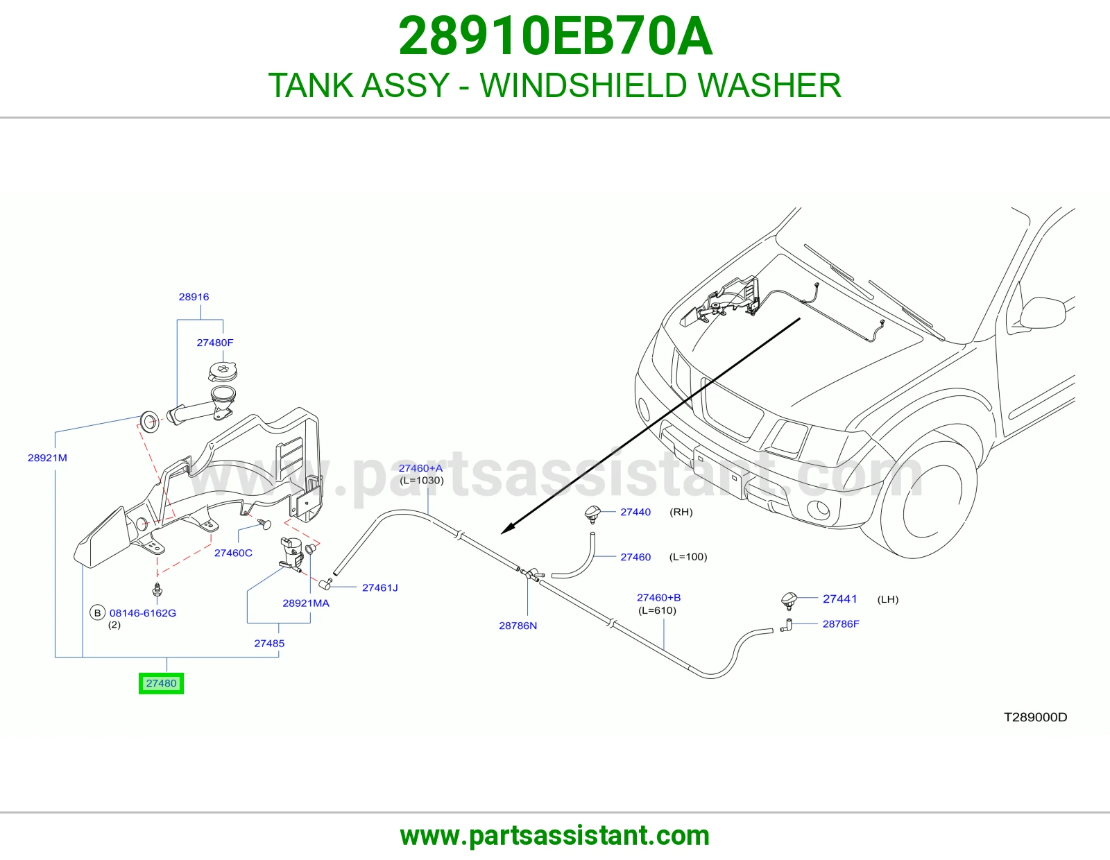 TANK ASSY - WINDSHIELD WASHER