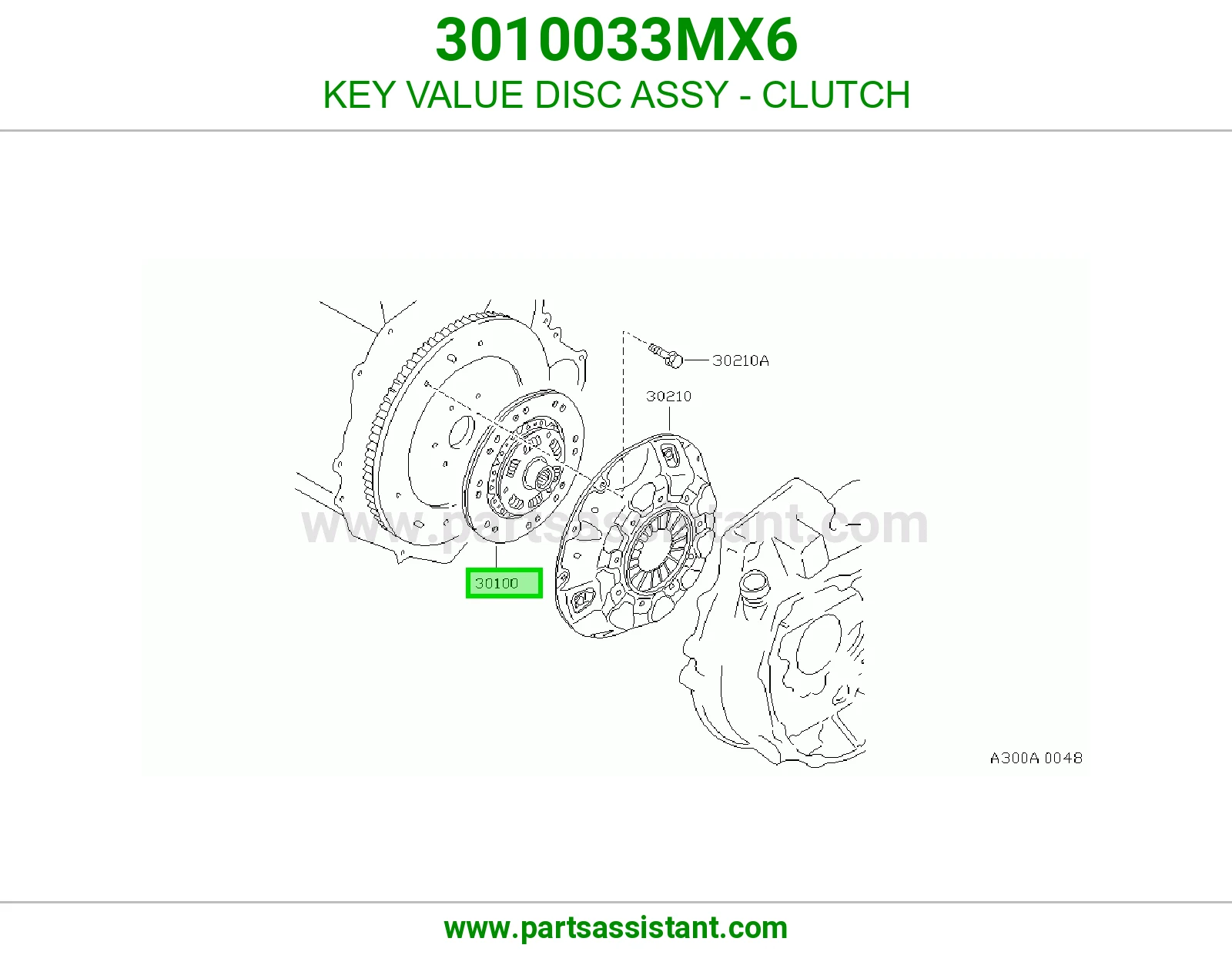 KEY VALUE DISC ASSY - CLUTCH