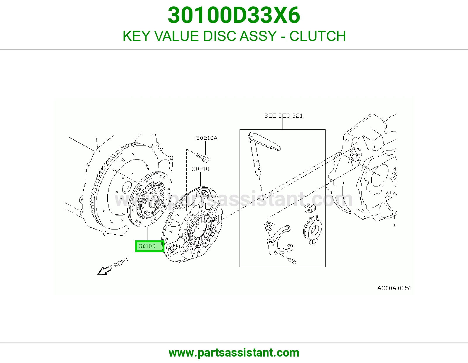 KEY VALUE DISC ASSY - CLUTCH