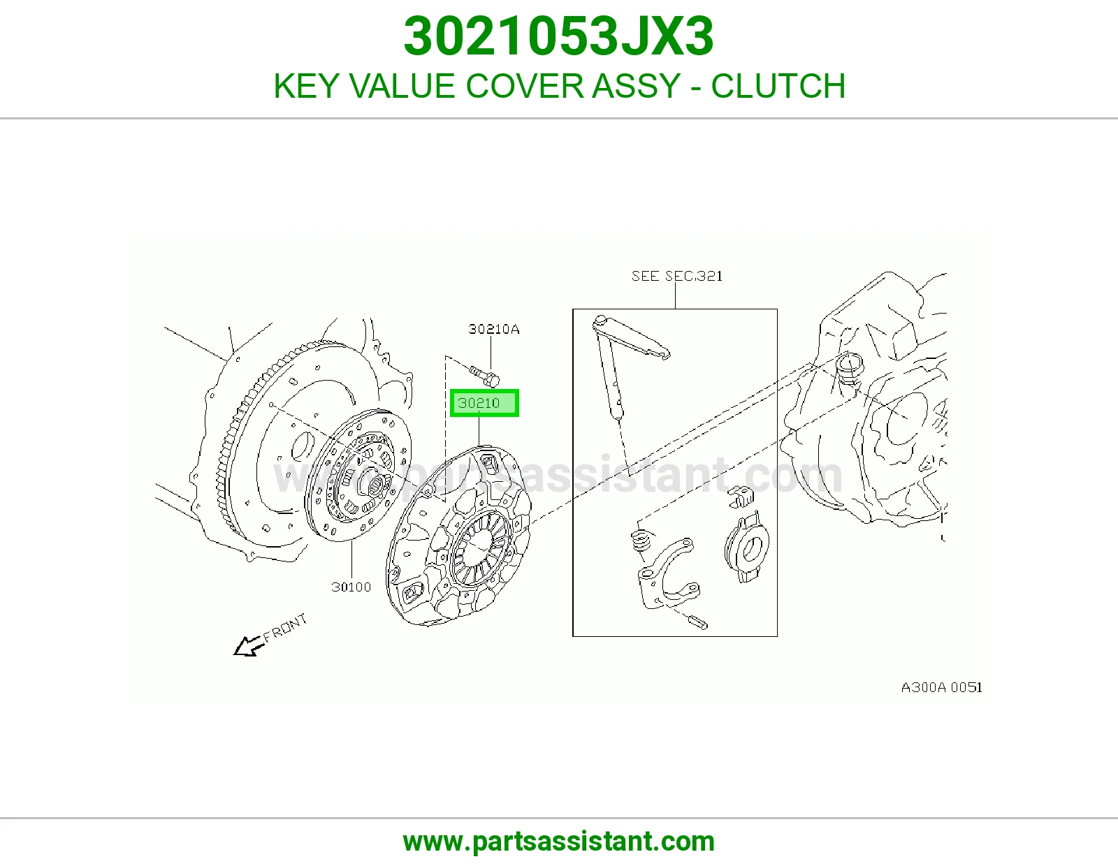 KEY VALUE COVER ASSY - CLUTCH