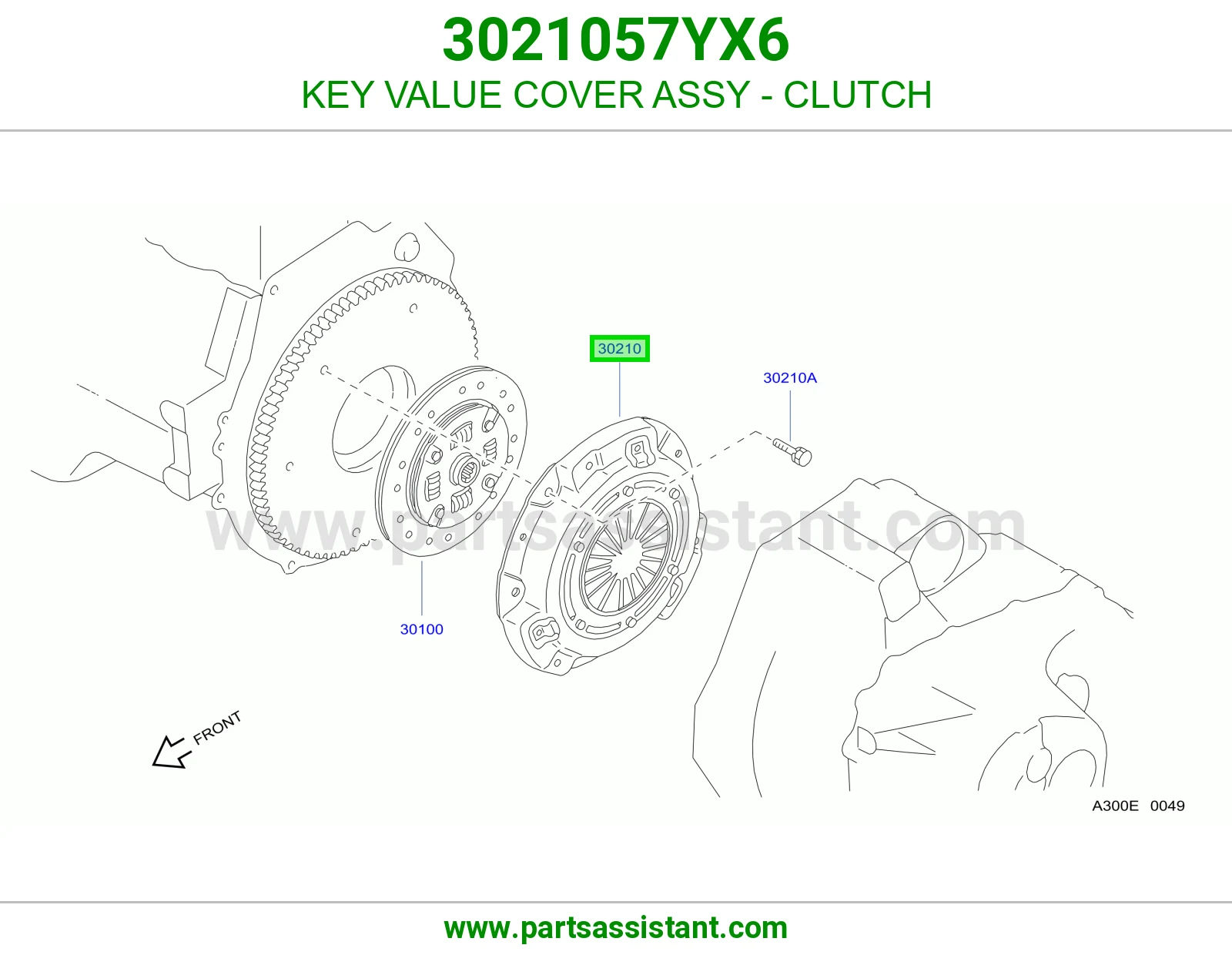 KEY VALUE COVER ASSY - CLUTCH