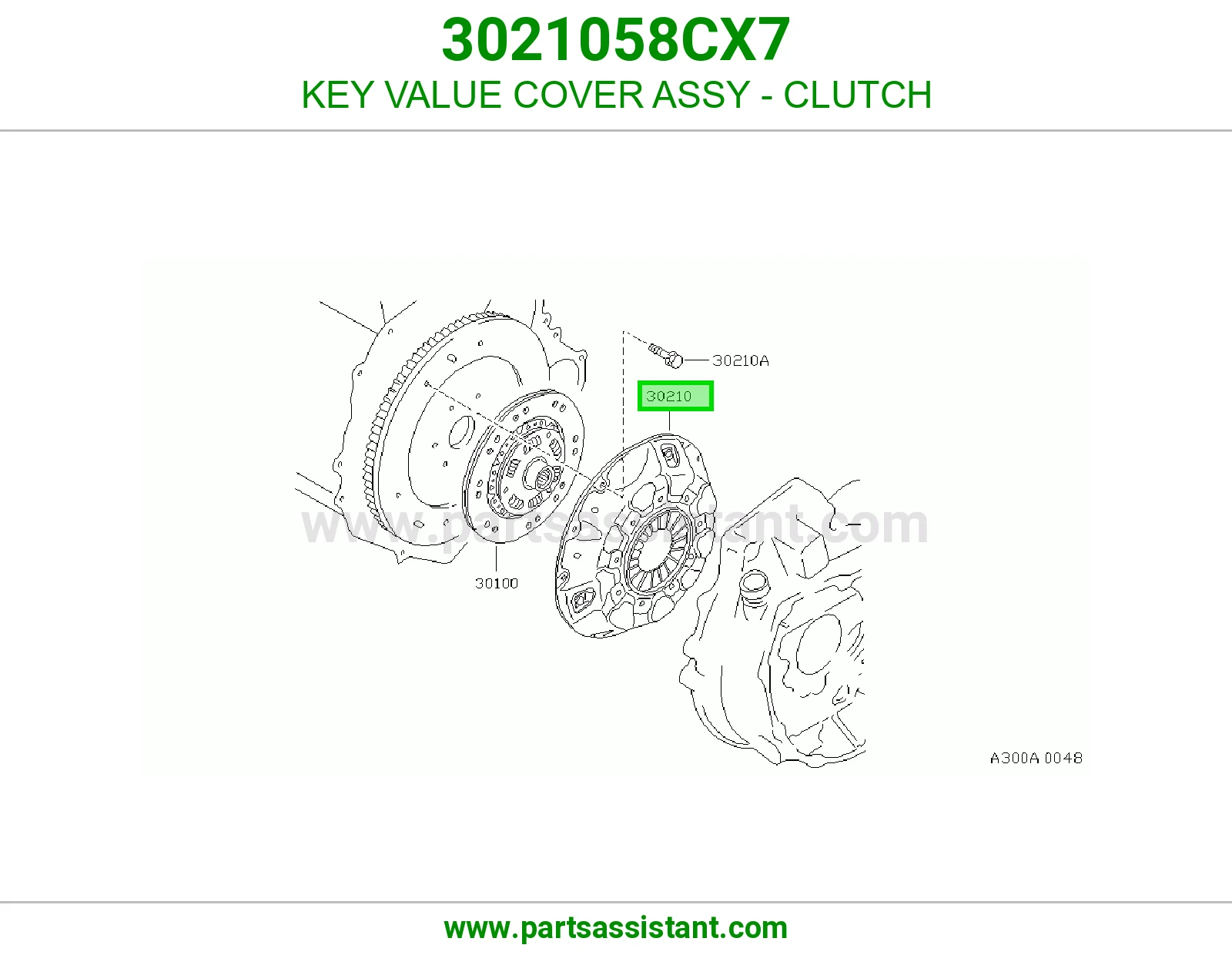 KEY VALUE COVER ASSY - CLUTCH