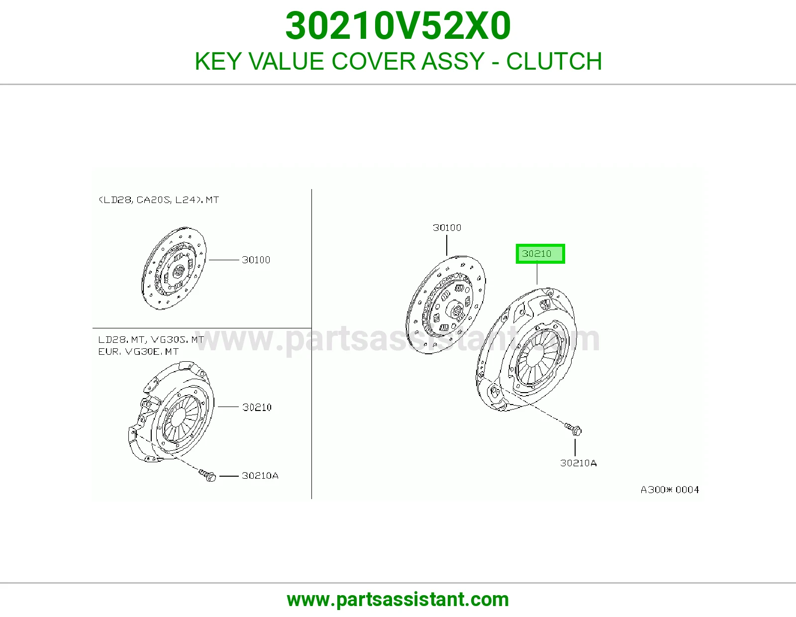 KEY VALUE COVER ASSY - CLUTCH