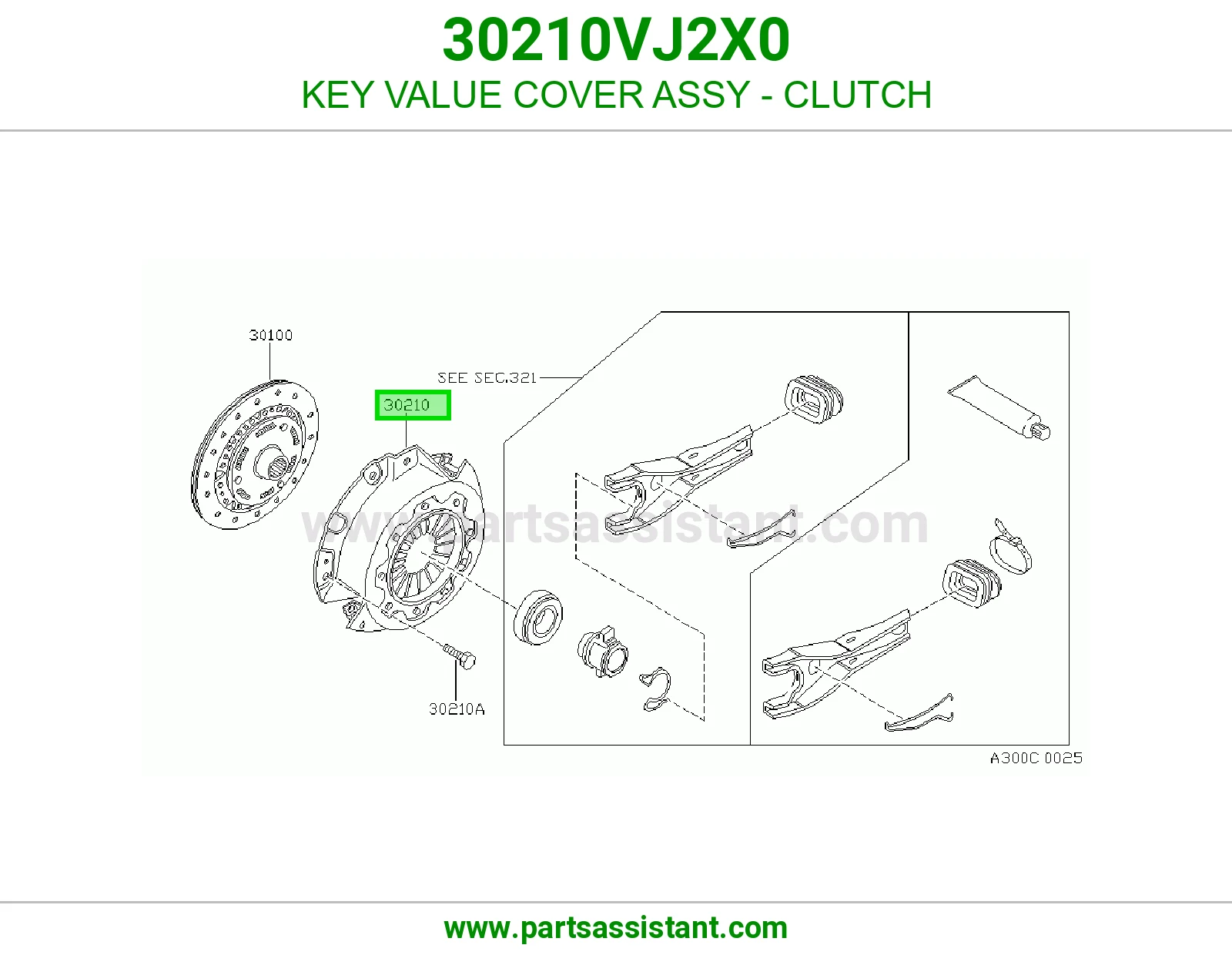 KEY VALUE COVER ASSY - CLUTCH