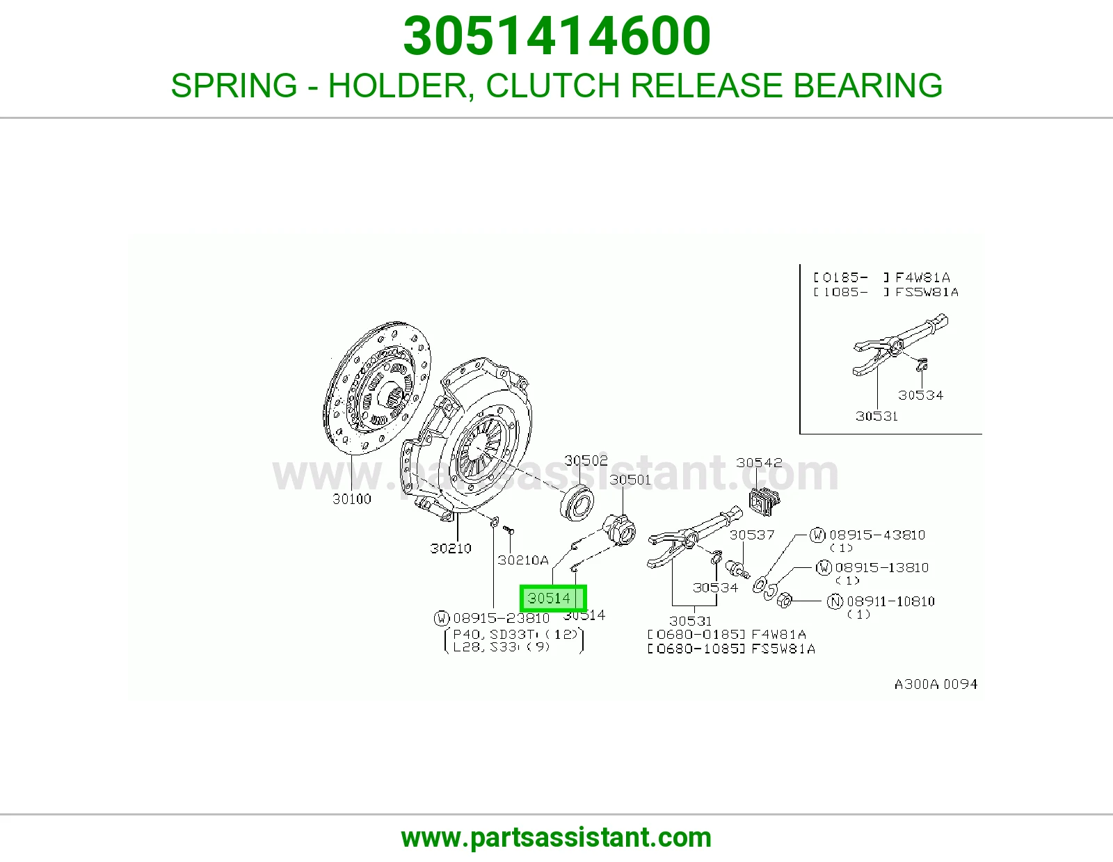 SPRING - HOLDER, CLUTCH RELEASE BEARING