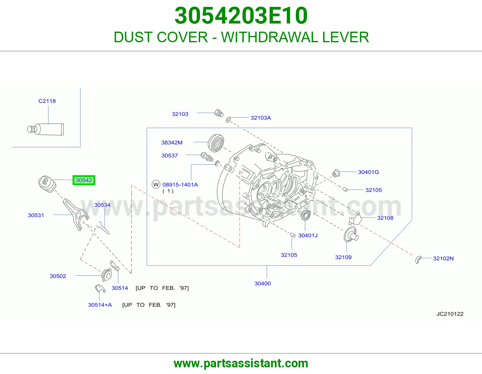 DUST COVER - WITHDRAWAL LEVER