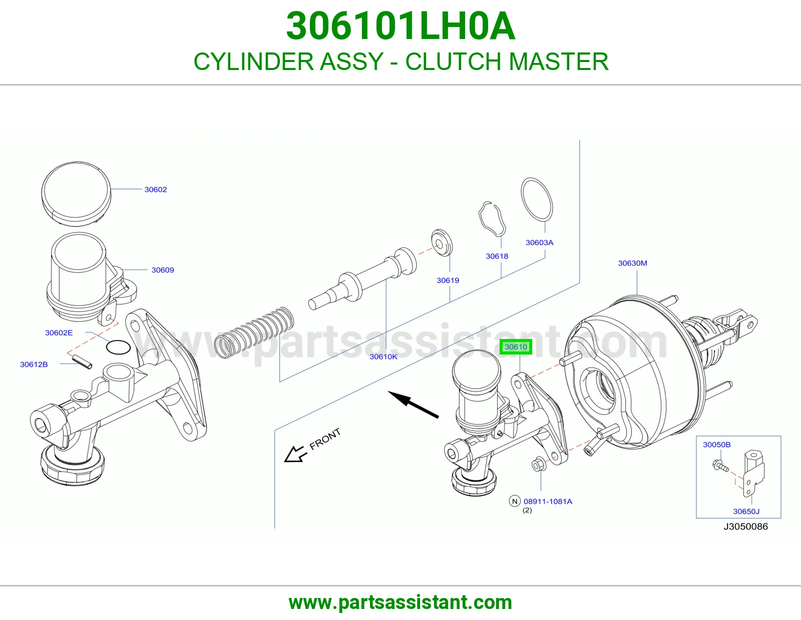 CYLINDER ASSY - CLUTCH MASTER