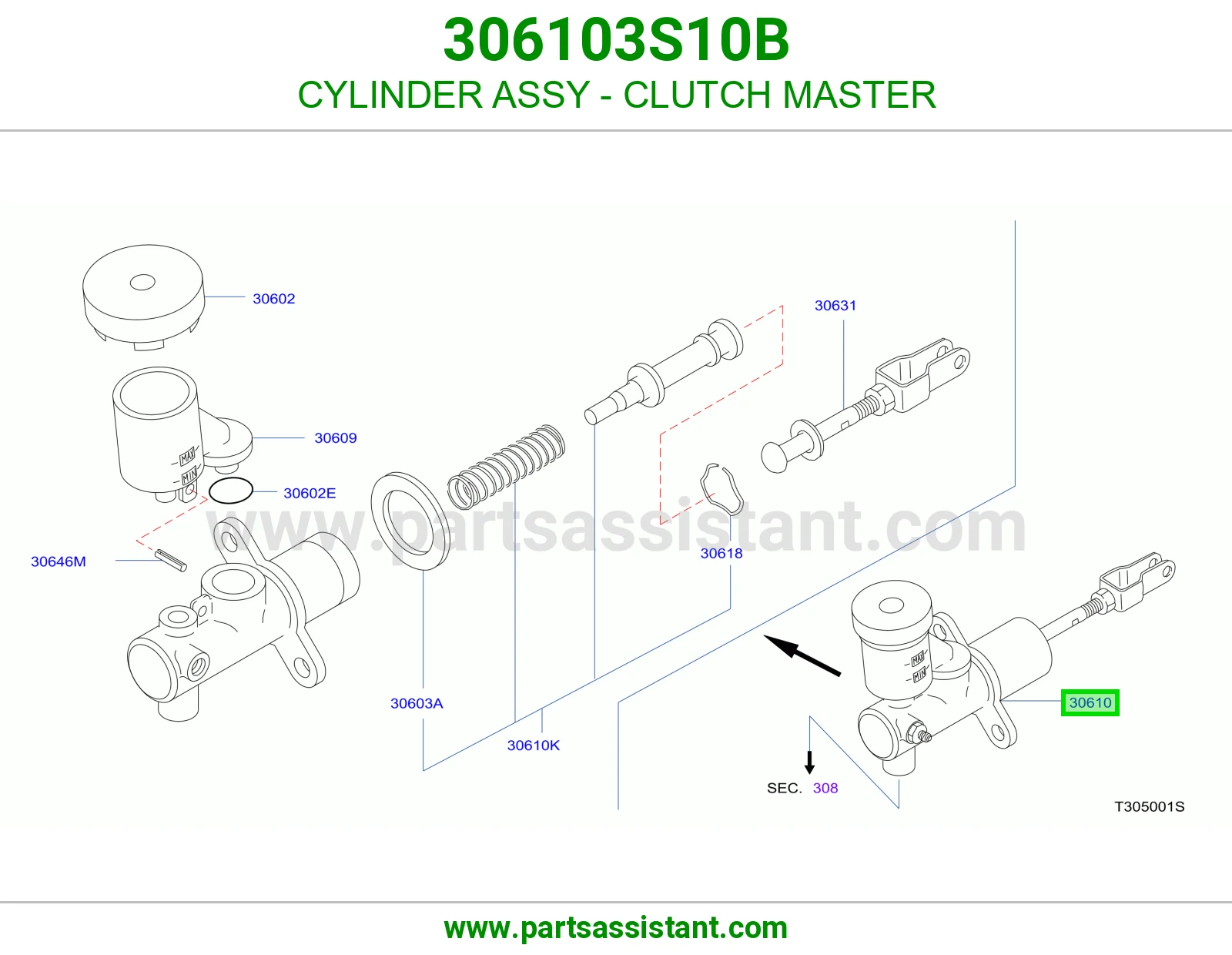 CYLINDER ASSY - CLUTCH MASTER