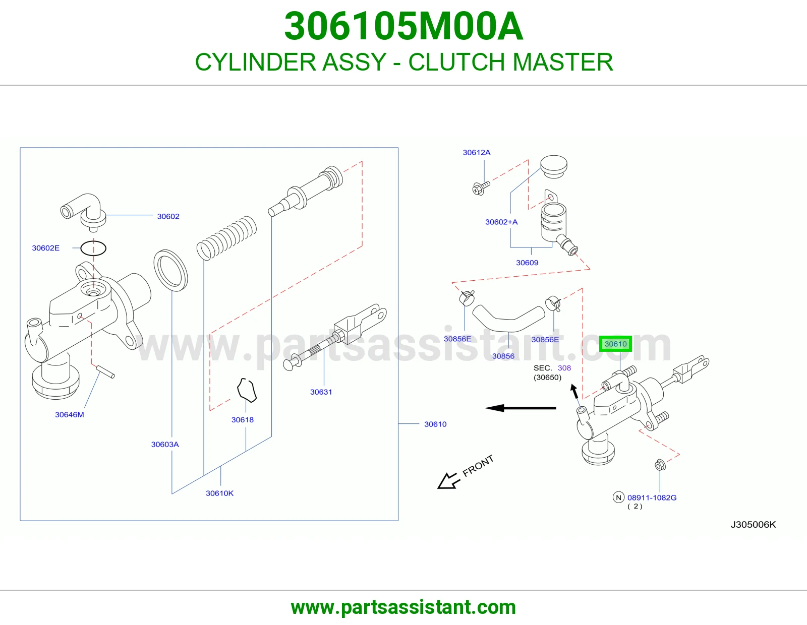 CYLINDER ASSY - CLUTCH MASTER