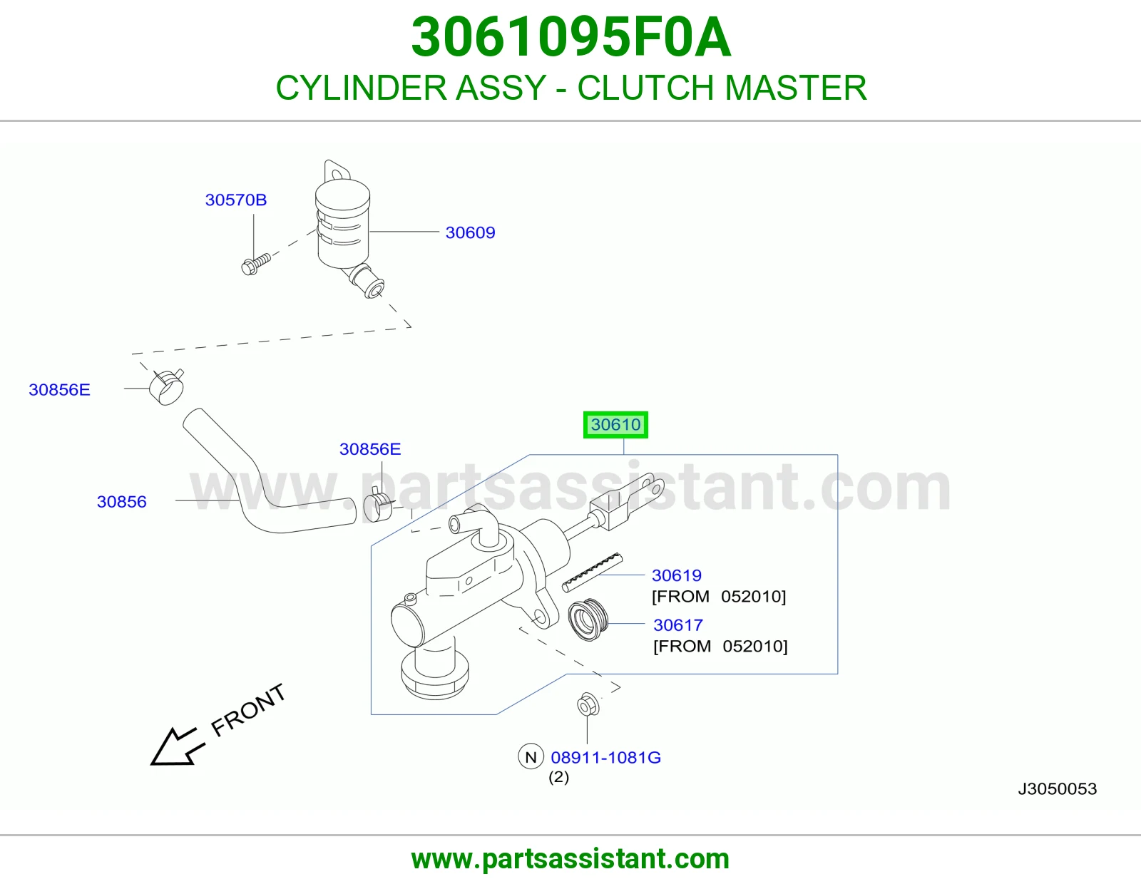 CYLINDER ASSY - CLUTCH MASTER