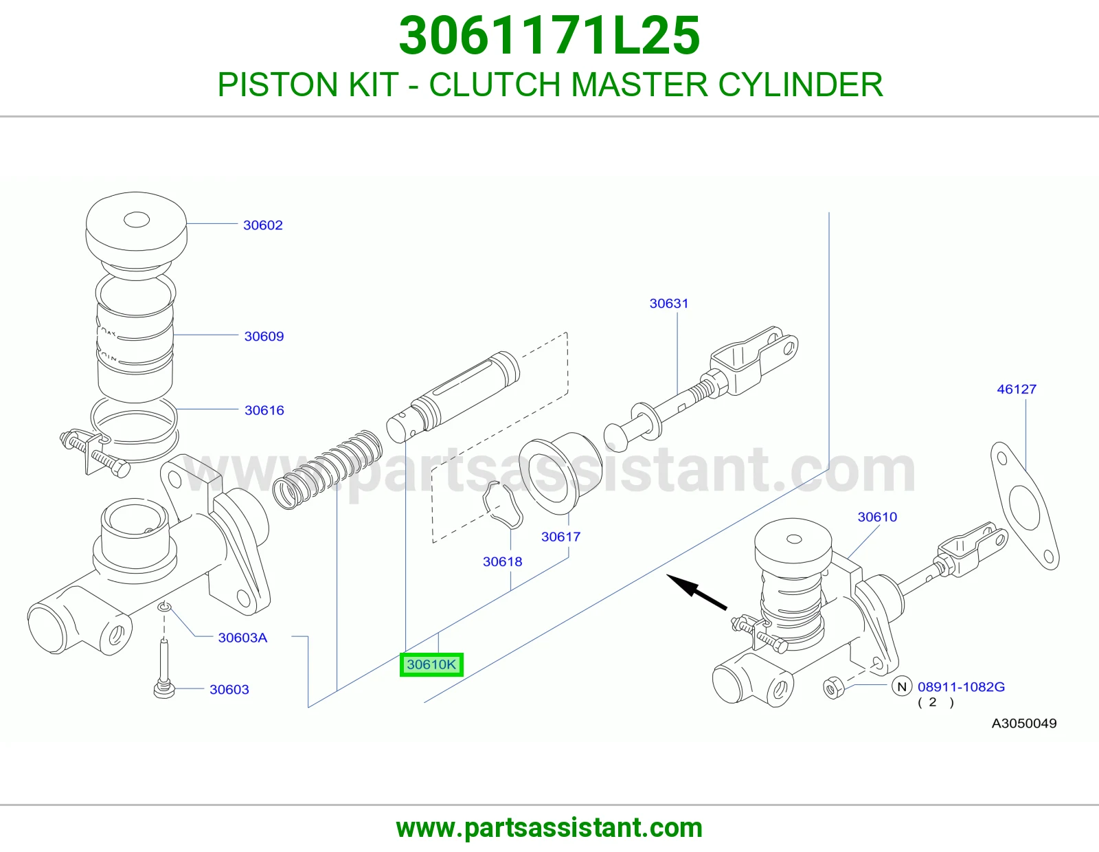 PISTON KIT - CLUTCH MASTER CYLINDER