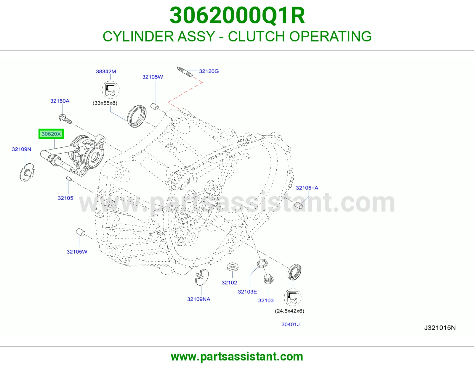 CYLINDER ASSY - CLUTCH OPERATING