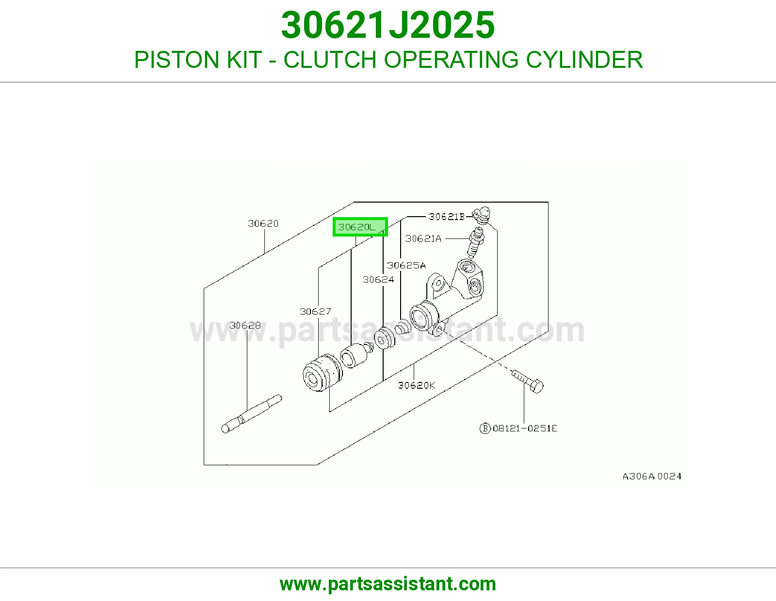 PISTON KIT - CLUTCH OPERATING CYLINDER