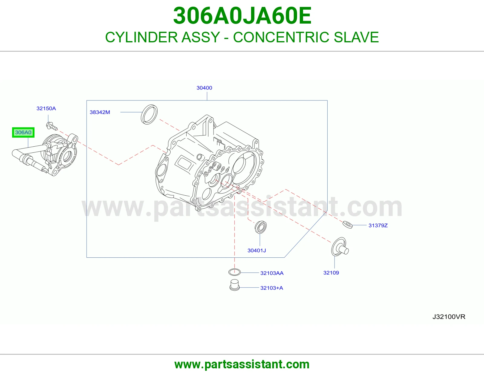 CYLINDER ASSY - CONCENTRIC SLAVE