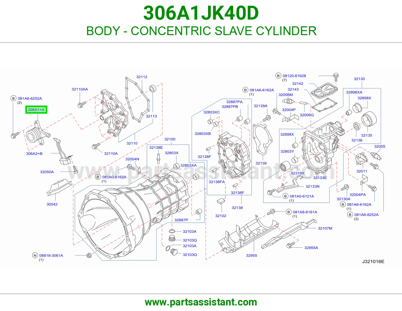 BODY - CONCENTRIC SLAVE CYLINDER