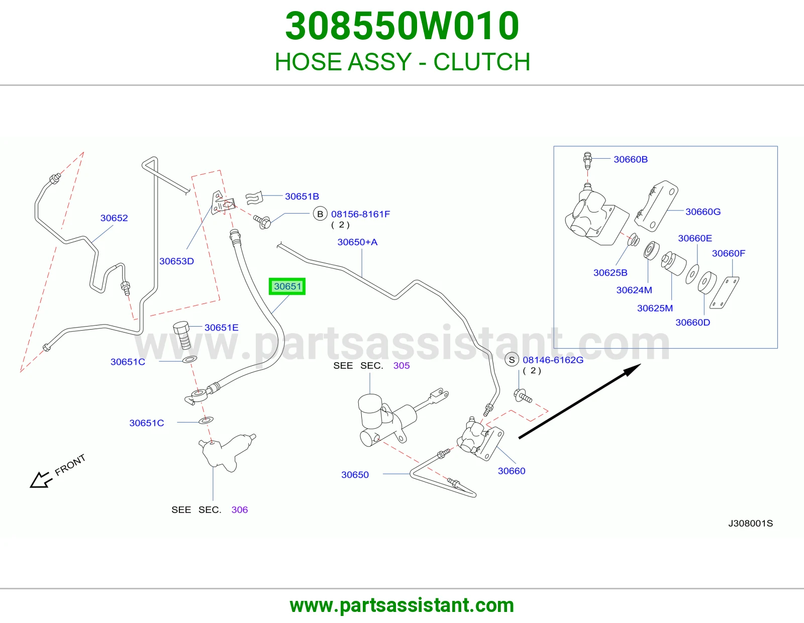 HOSE ASSY - CLUTCH