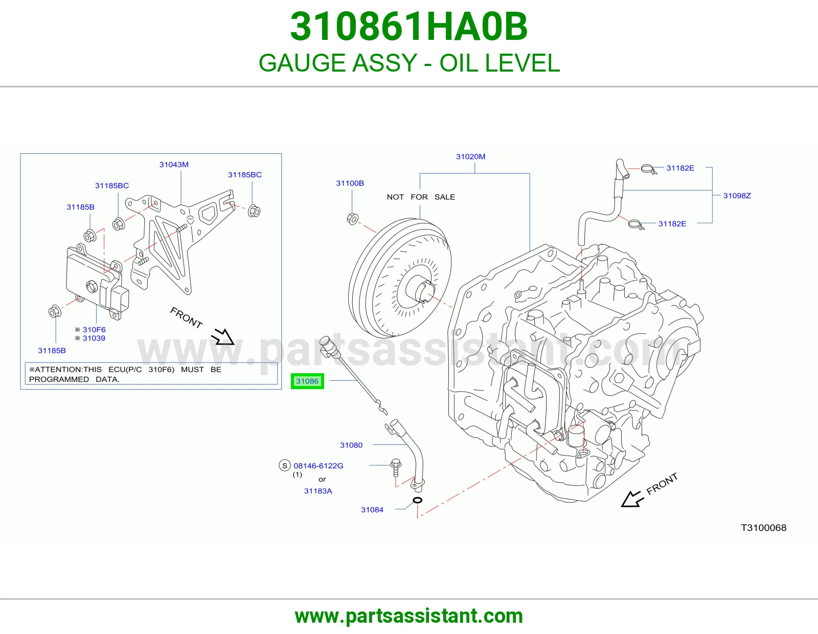 GAUGE ASSY - OIL LEVEL