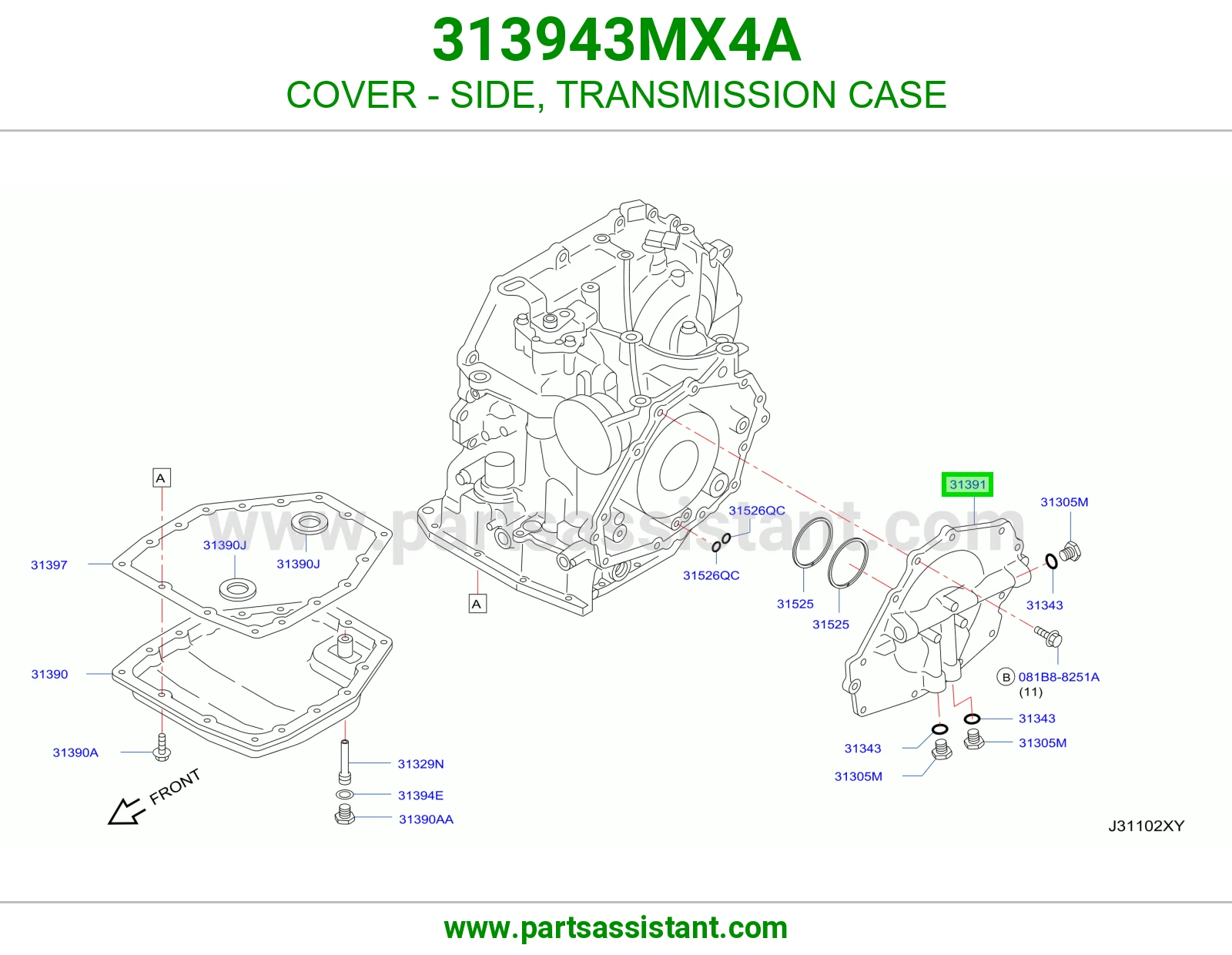 COVER - SIDE, TRANSMISSION CASE