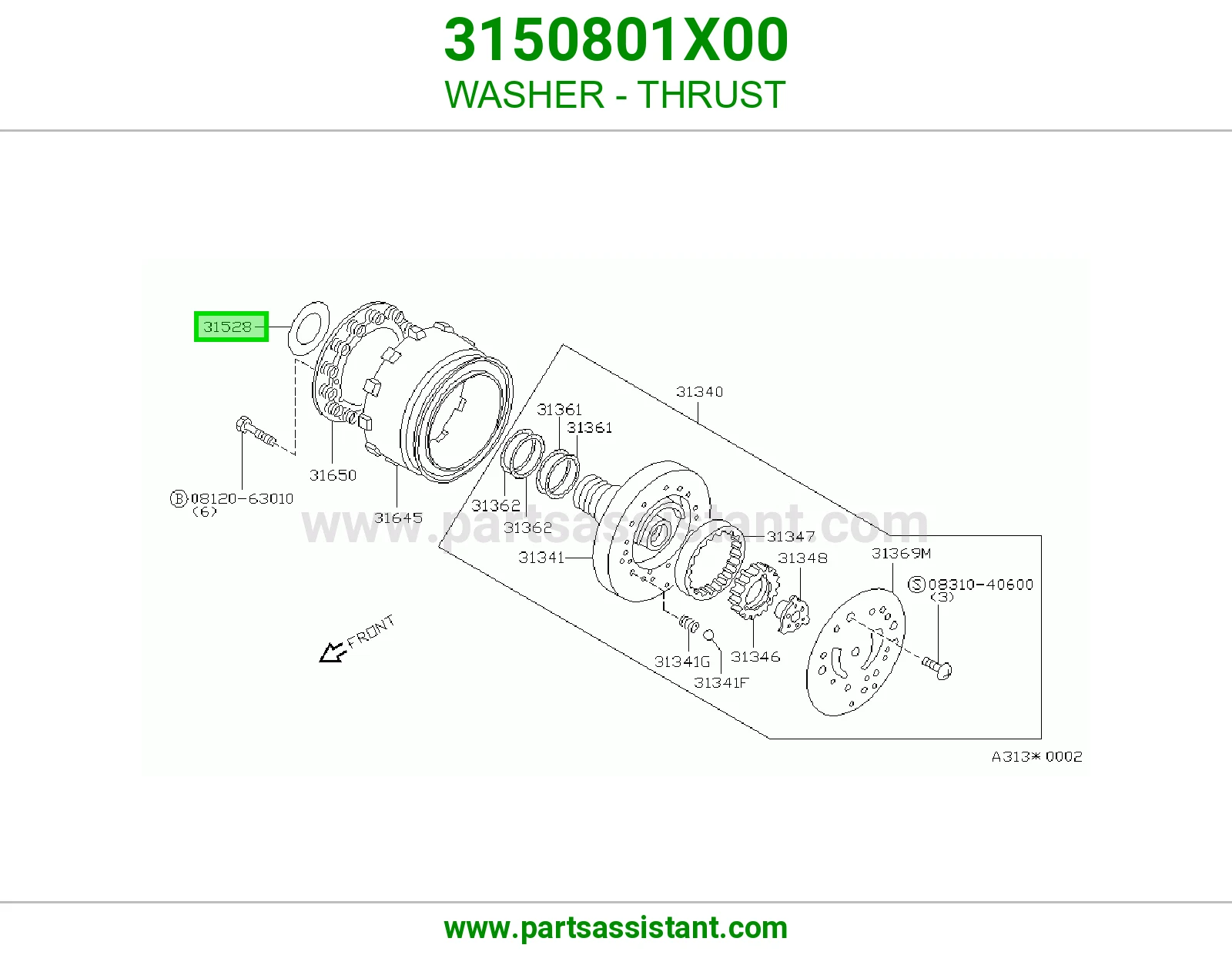 WASHER - THRUST