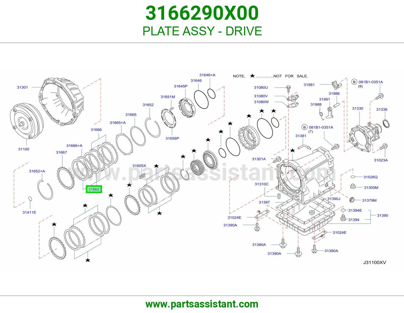 PLATE ASSY - DRIVE