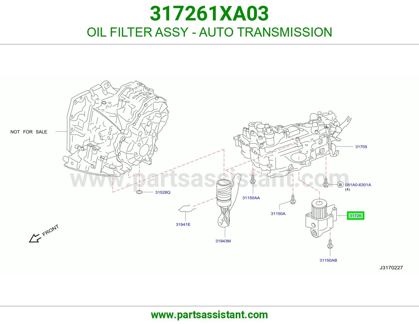 OIL FILTER ASSY - AUTO TRANSMISSION