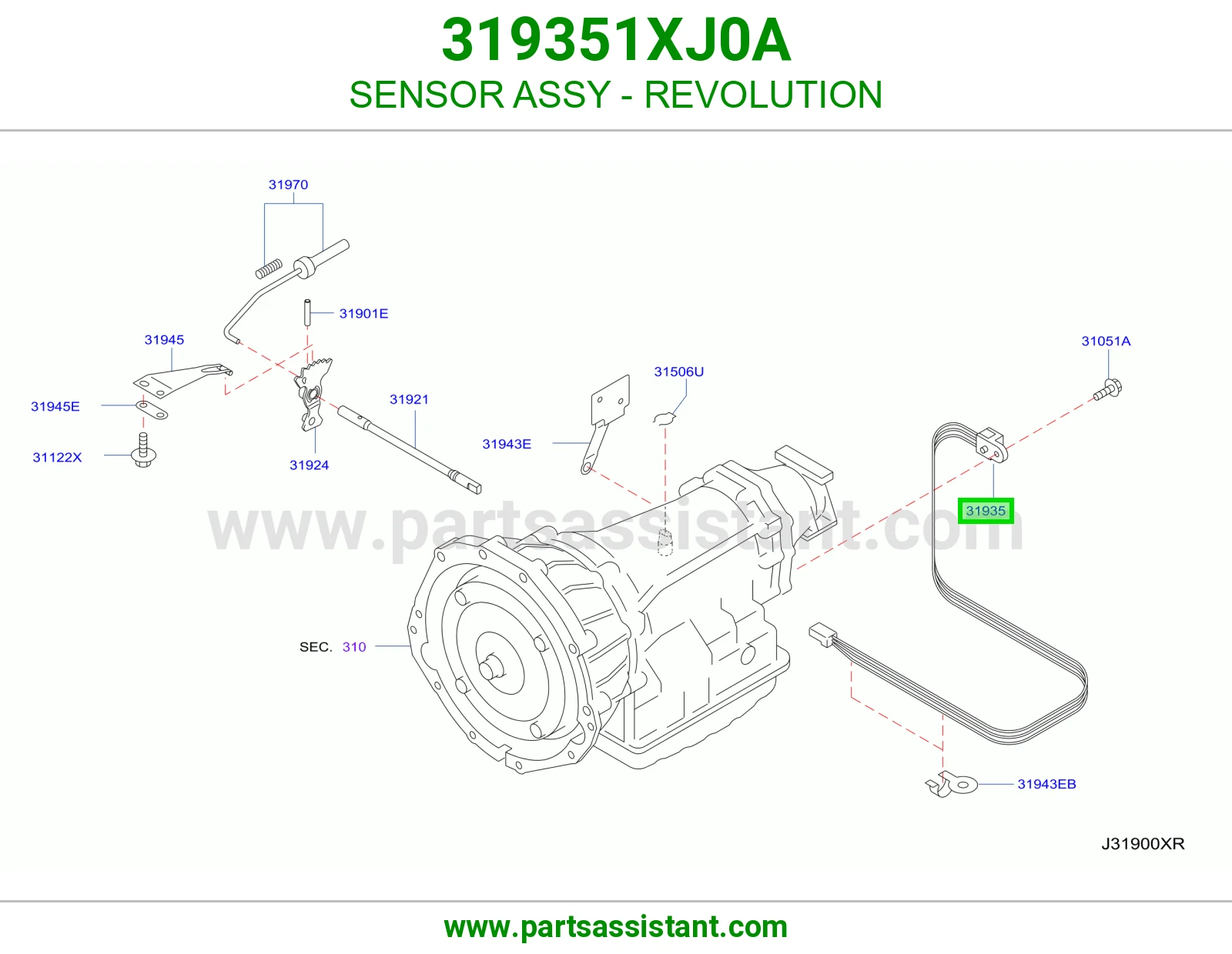 SENSOR ASSY - REVOLUTION