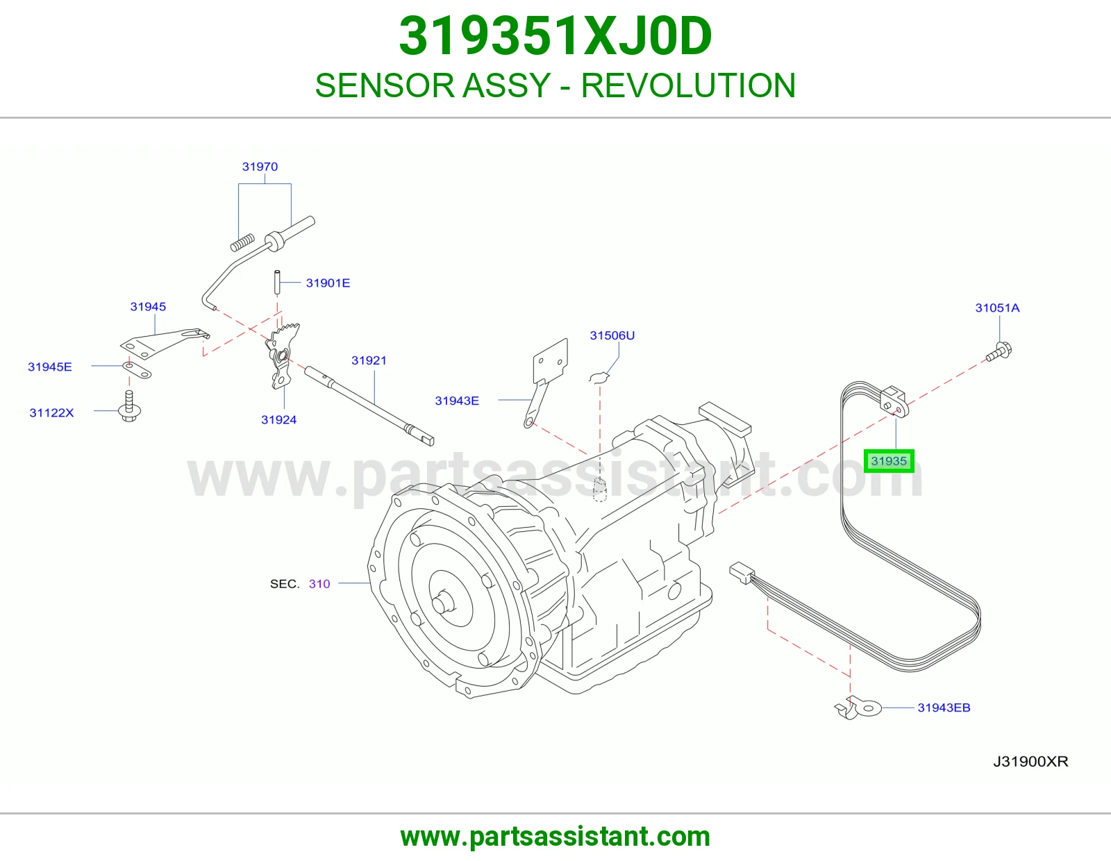 SENSOR ASSY - REVOLUTION