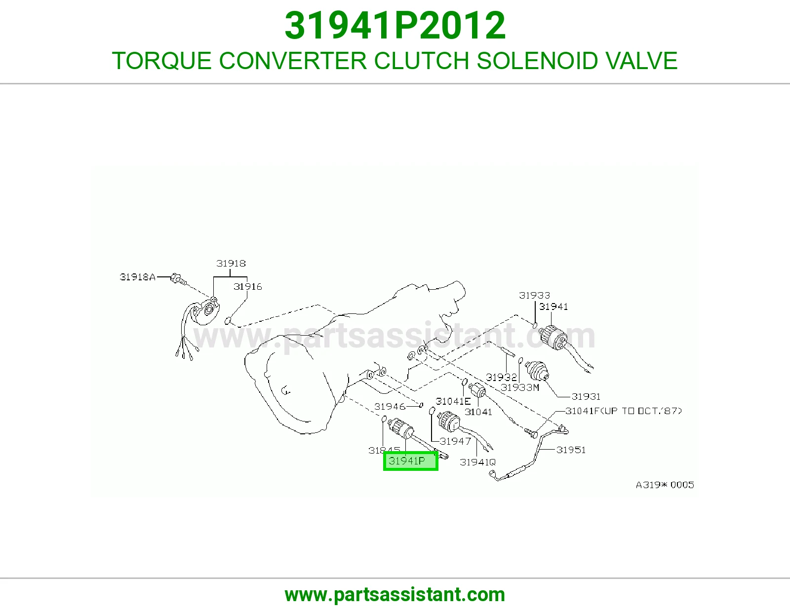 TORQUE CONVERTER CLUTCH SOLENOID VALVE