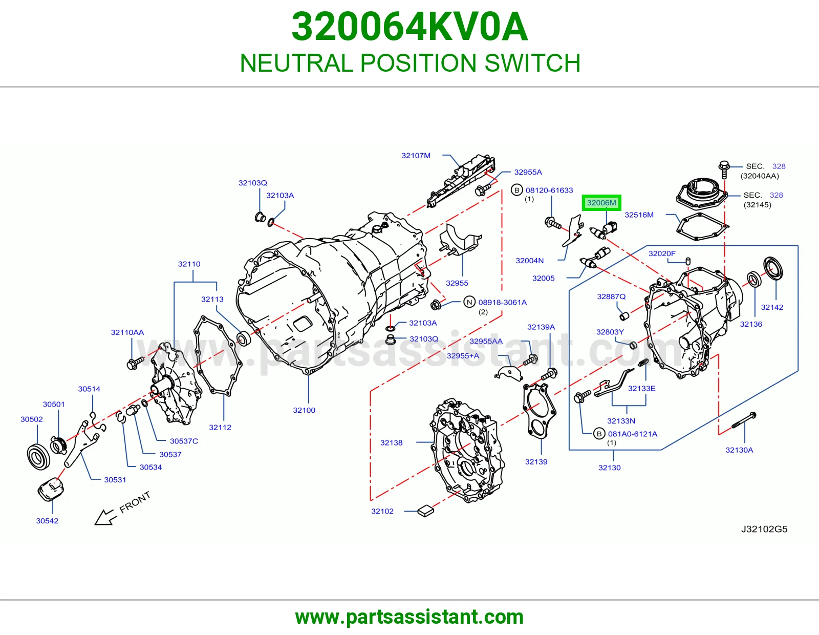 NEUTRAL POSITION SWITCH