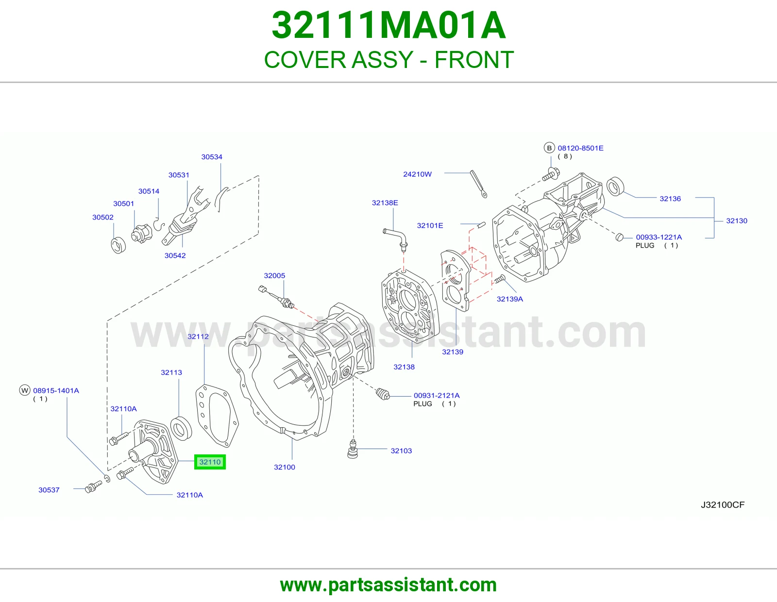 COVER ASSY - FRONT