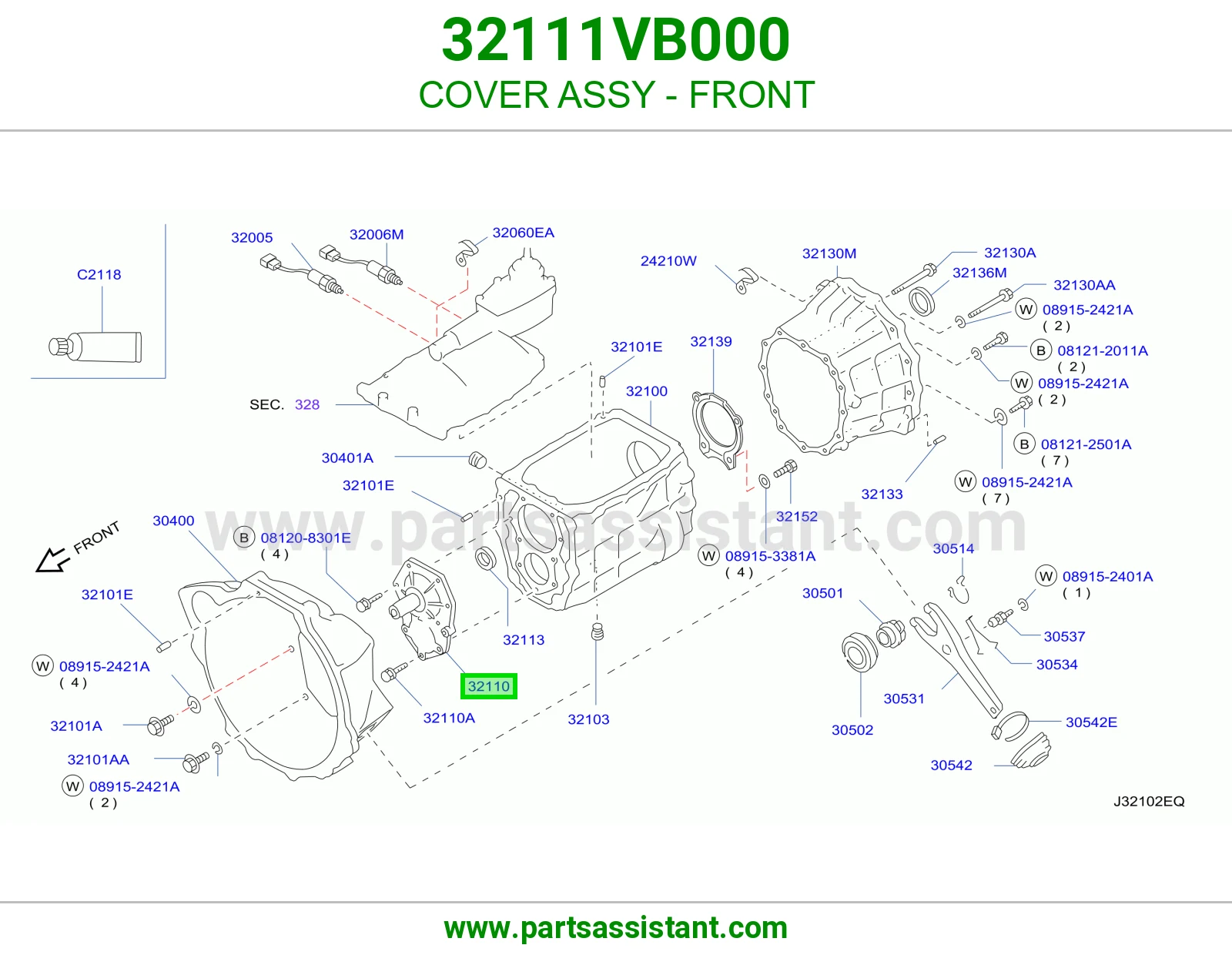 COVER ASSY - FRONT